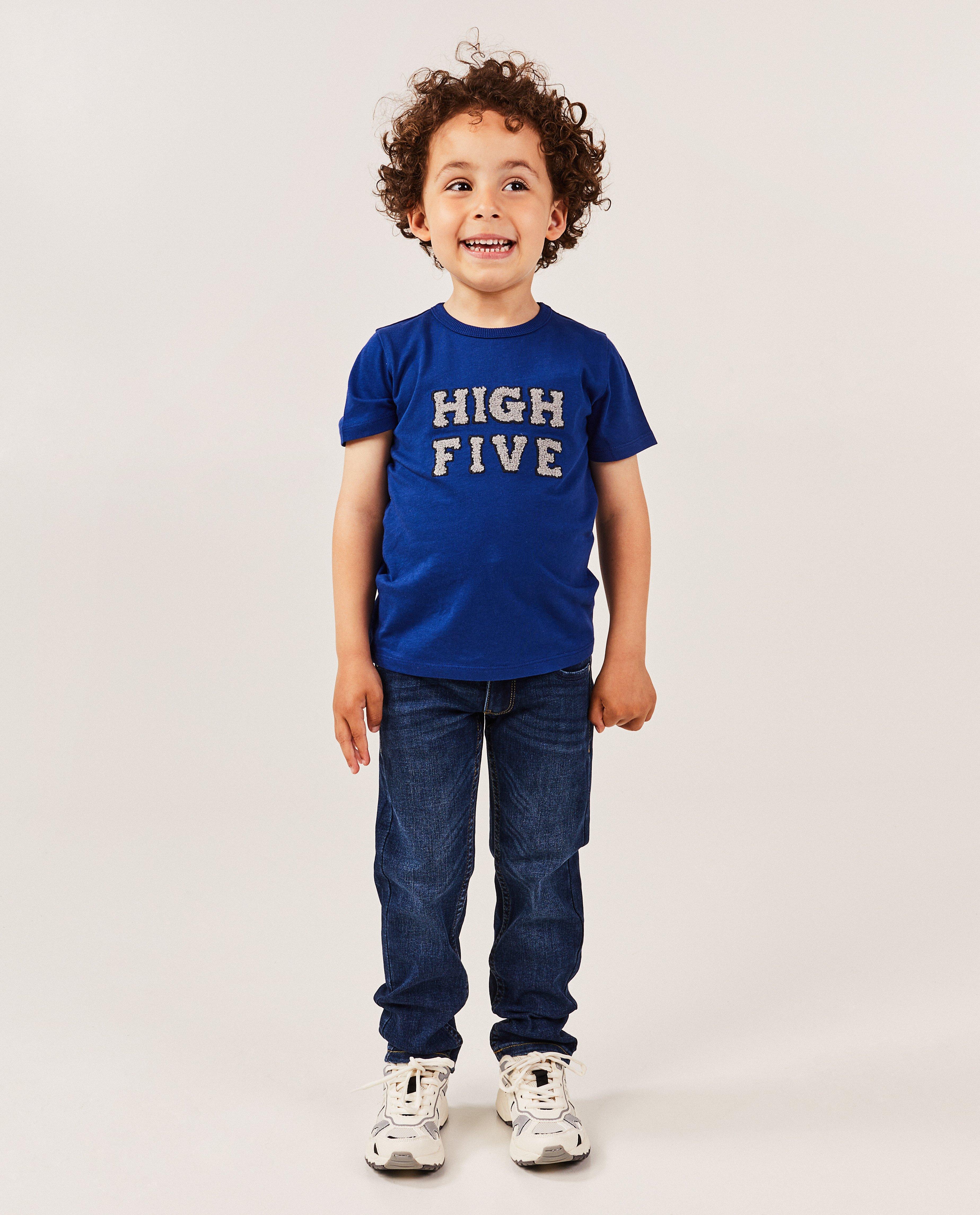 Jeans bleu foncé, regular fit - null - Kidz Nation