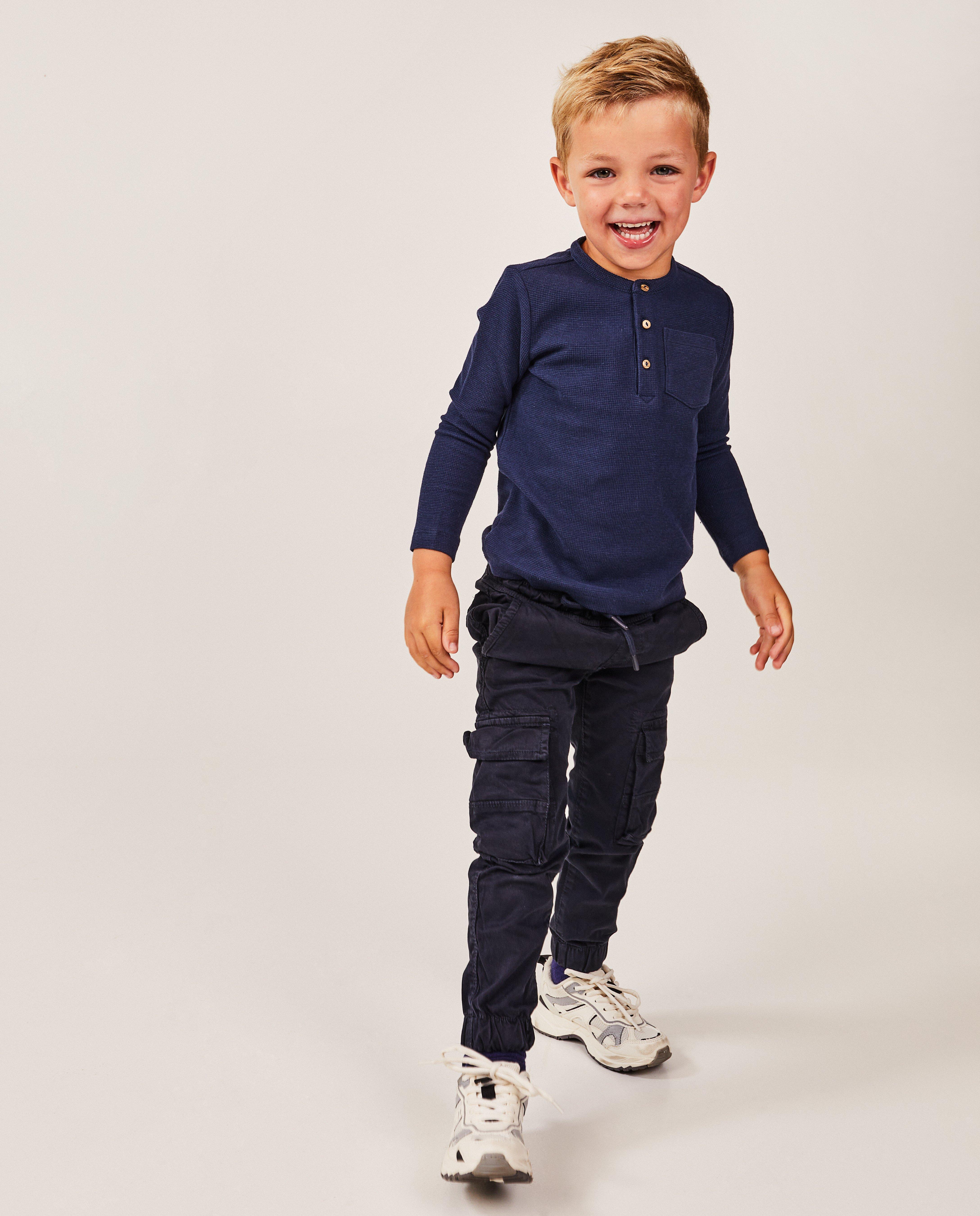 Pantalon brun clair, coupe cargo, 2-7 ans - null - Kidz Nation