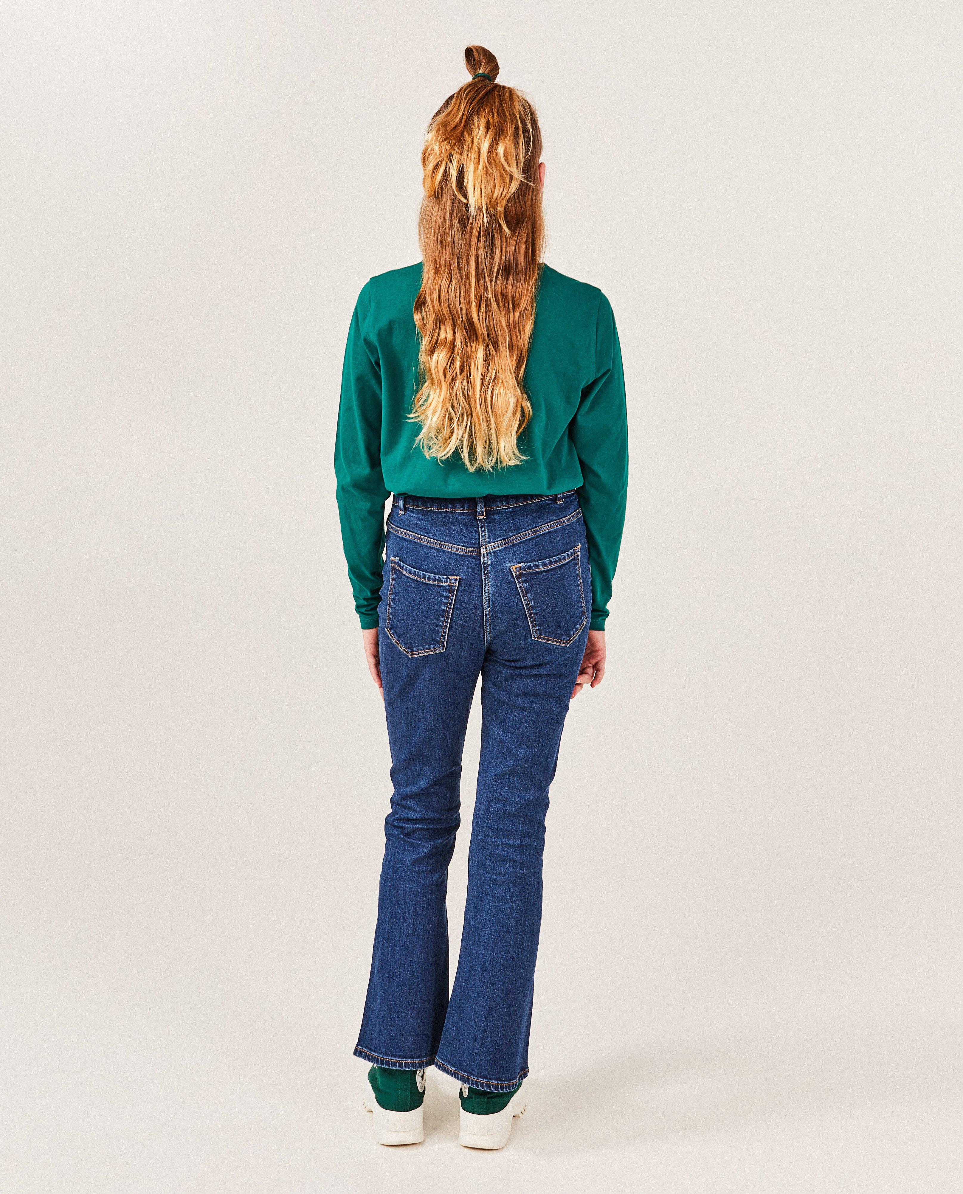 Jeans - Jeans bleu à pattes d’éléphant