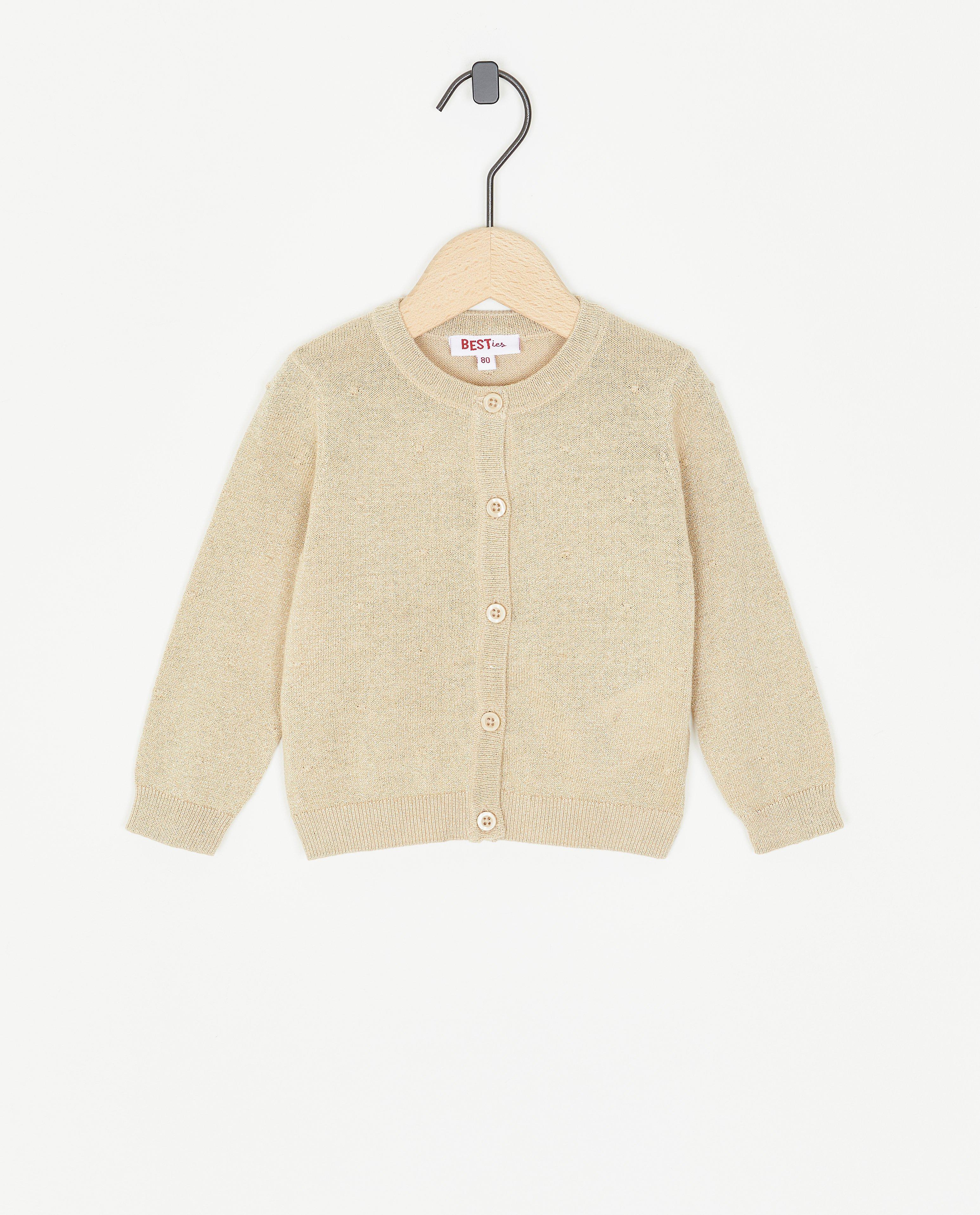 Cardigan avec fil métallisé - null - Besties