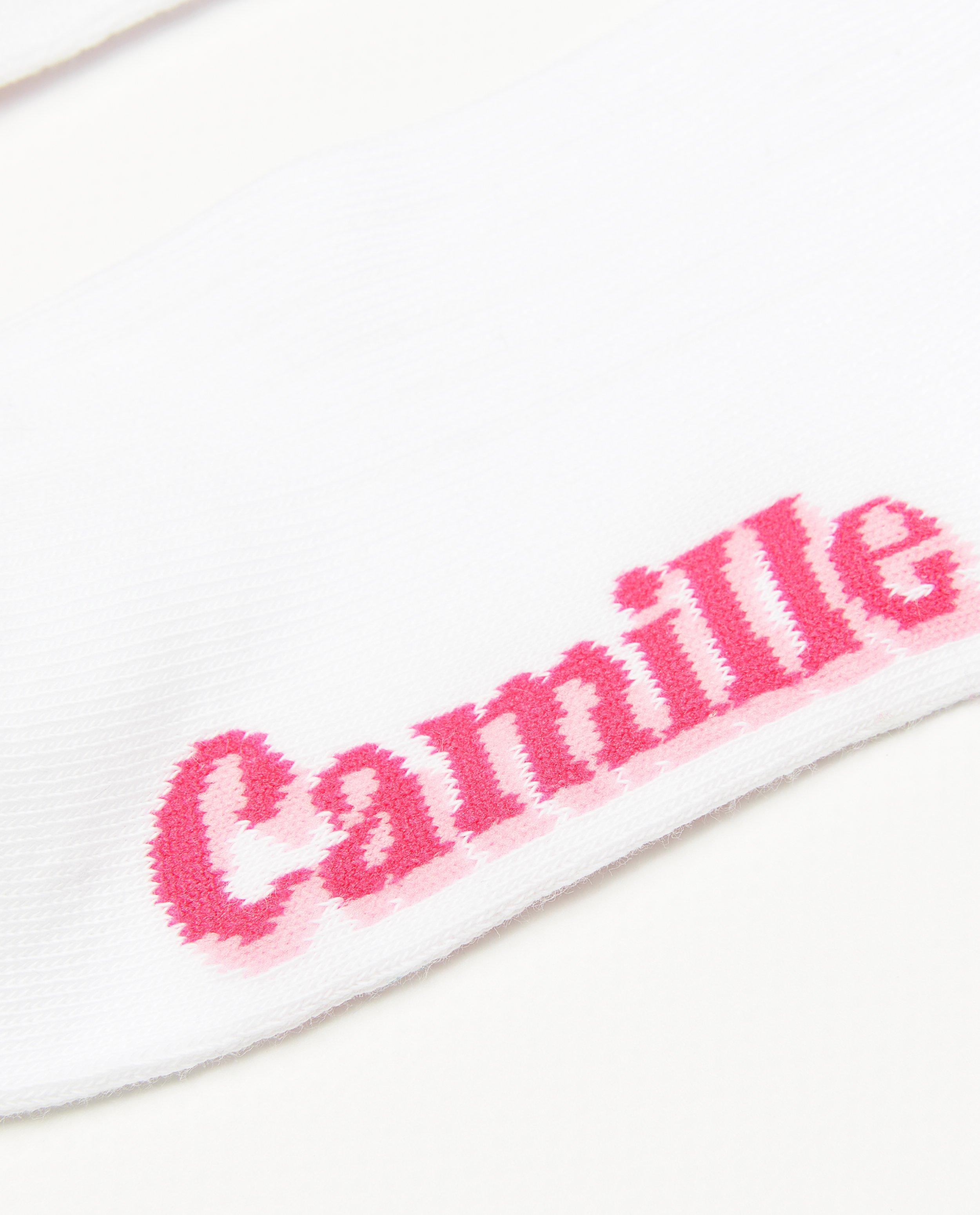 Chaussettes - Chaussettes blanches à inscription