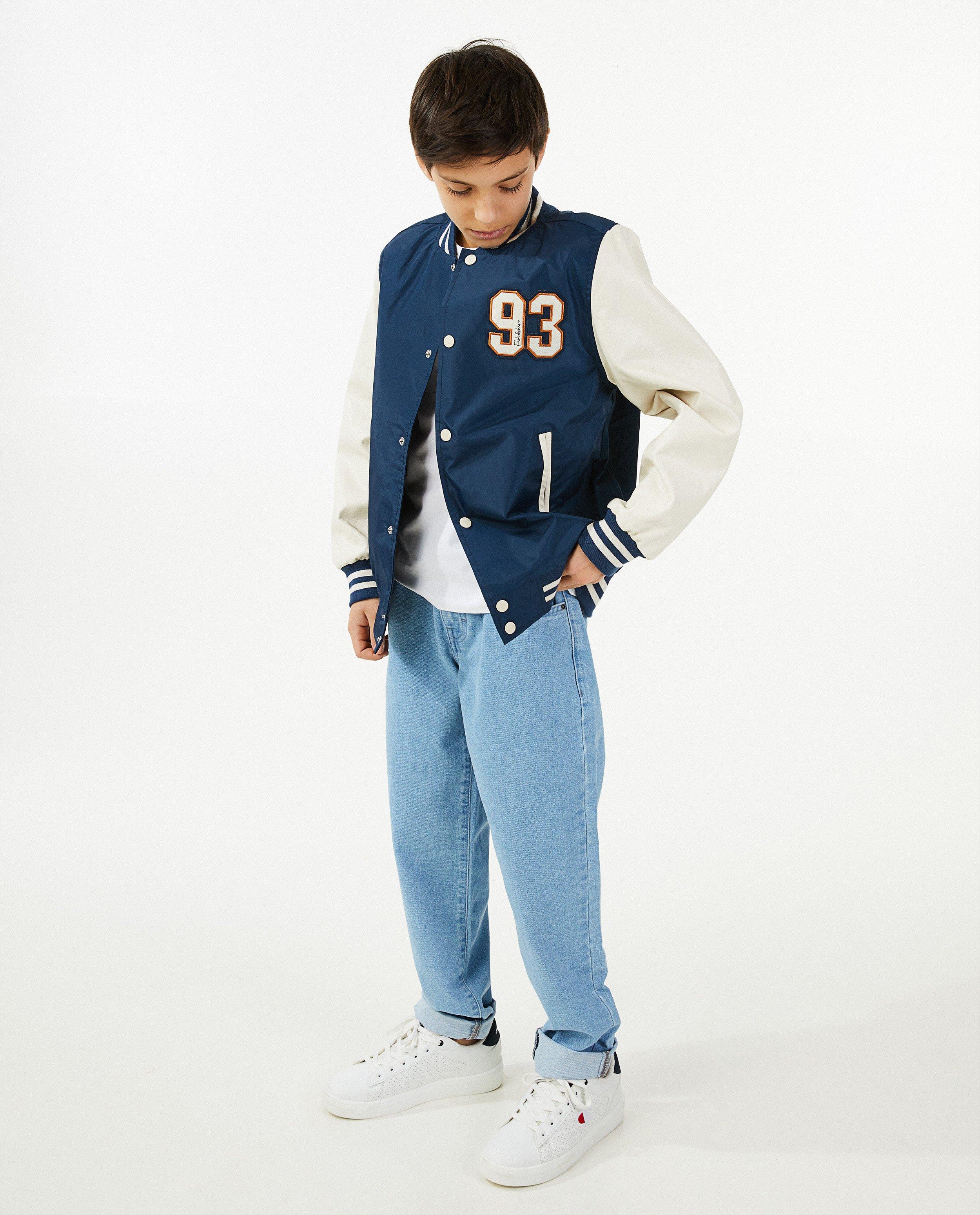 Donkergrijze jeans, loose fit - null - Fish & Chips