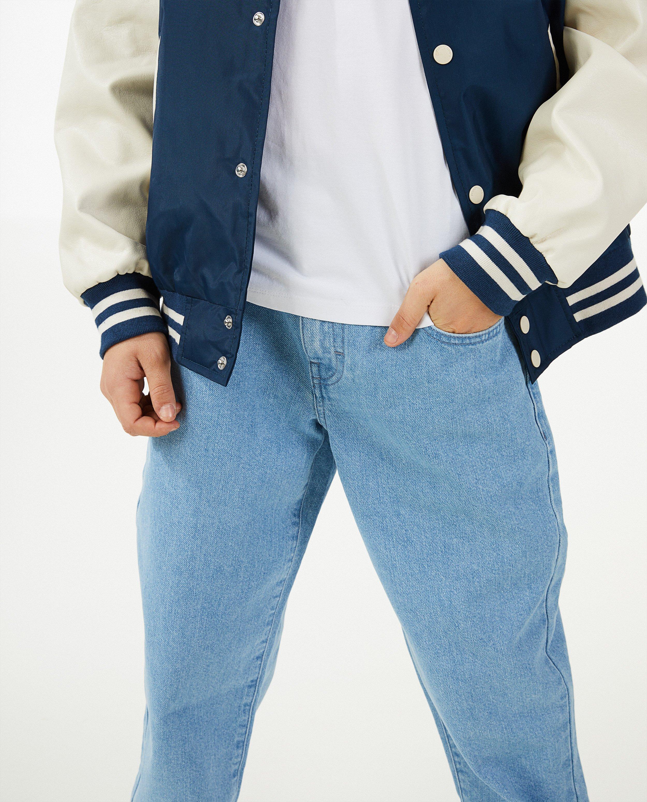 Jeans - Lichtblauwe jeansbroek, loosefit