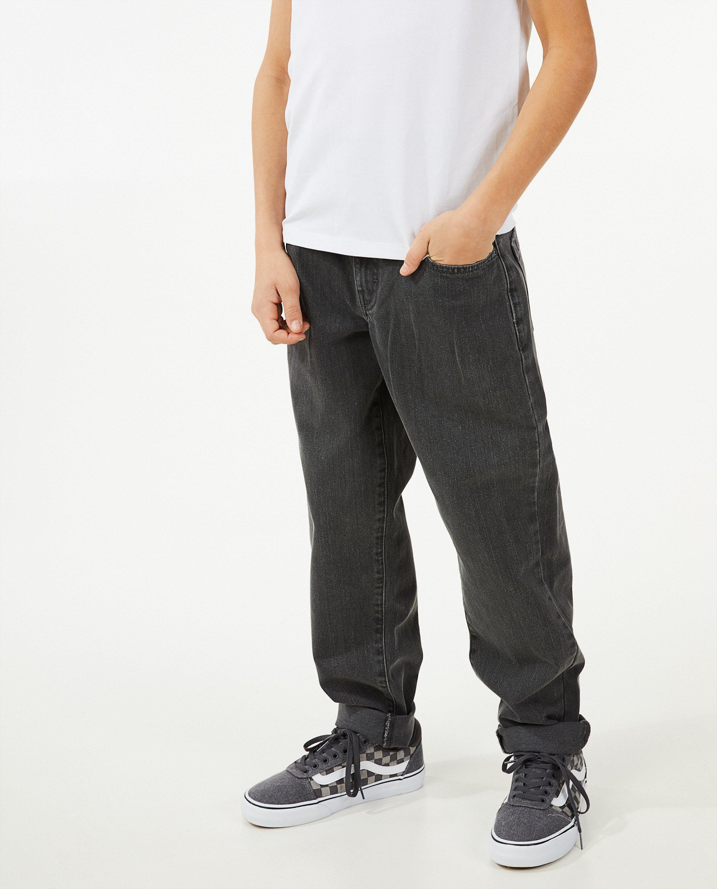 Jeans - Lichtblauwe jeansbroek, loosefit