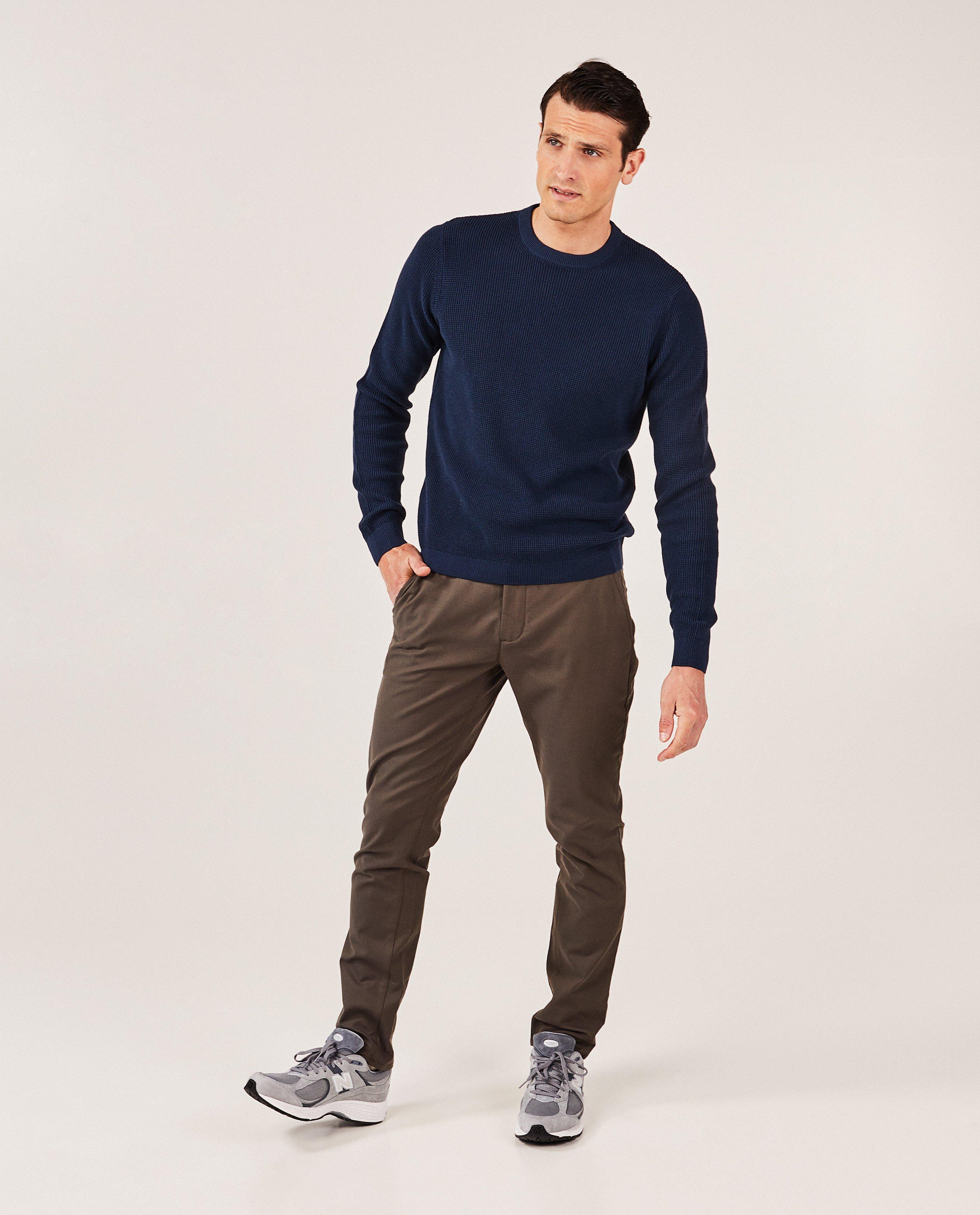 Pull beige à motif en relief - null - Quarterback