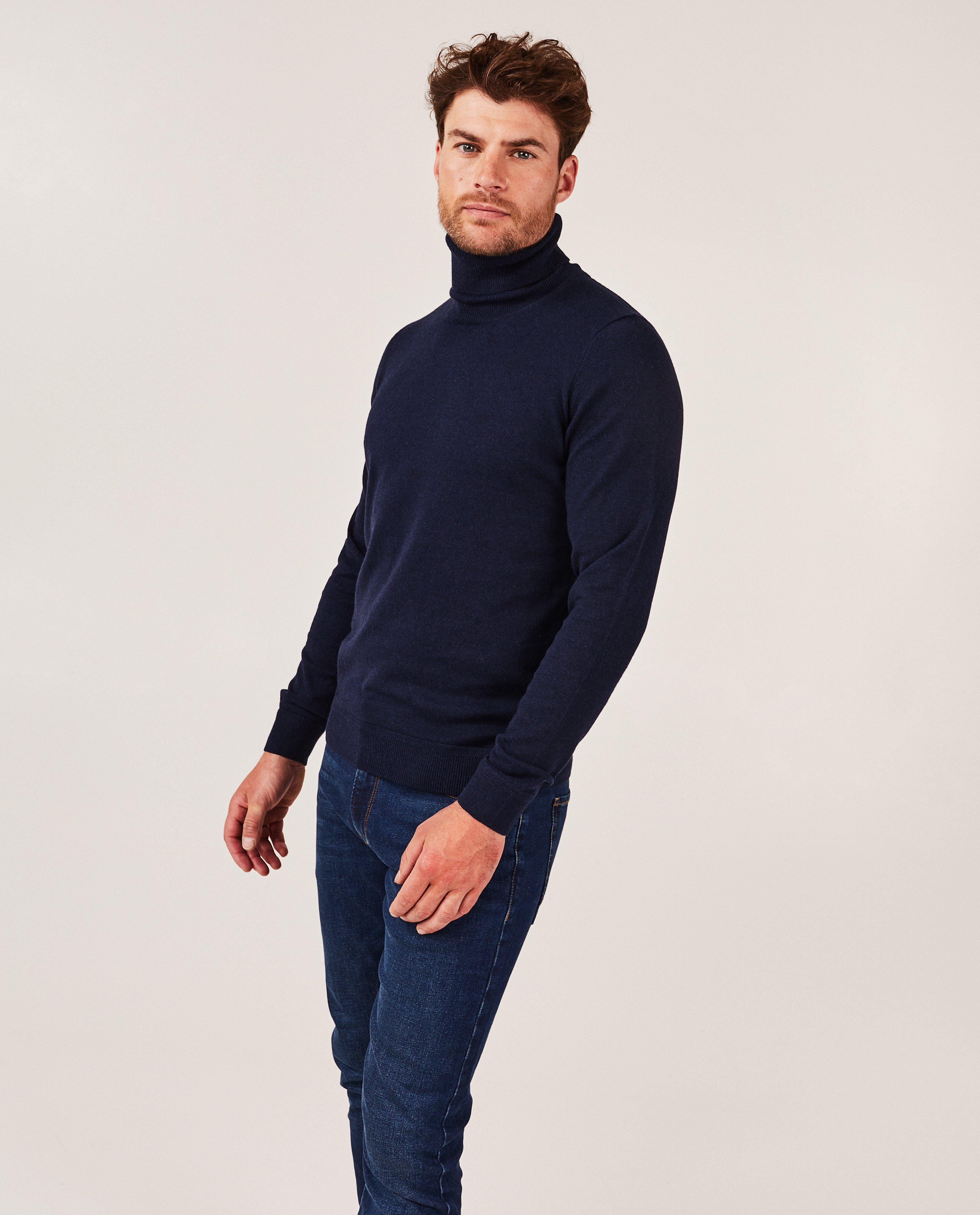 Pulls - Pull beige à col roulé