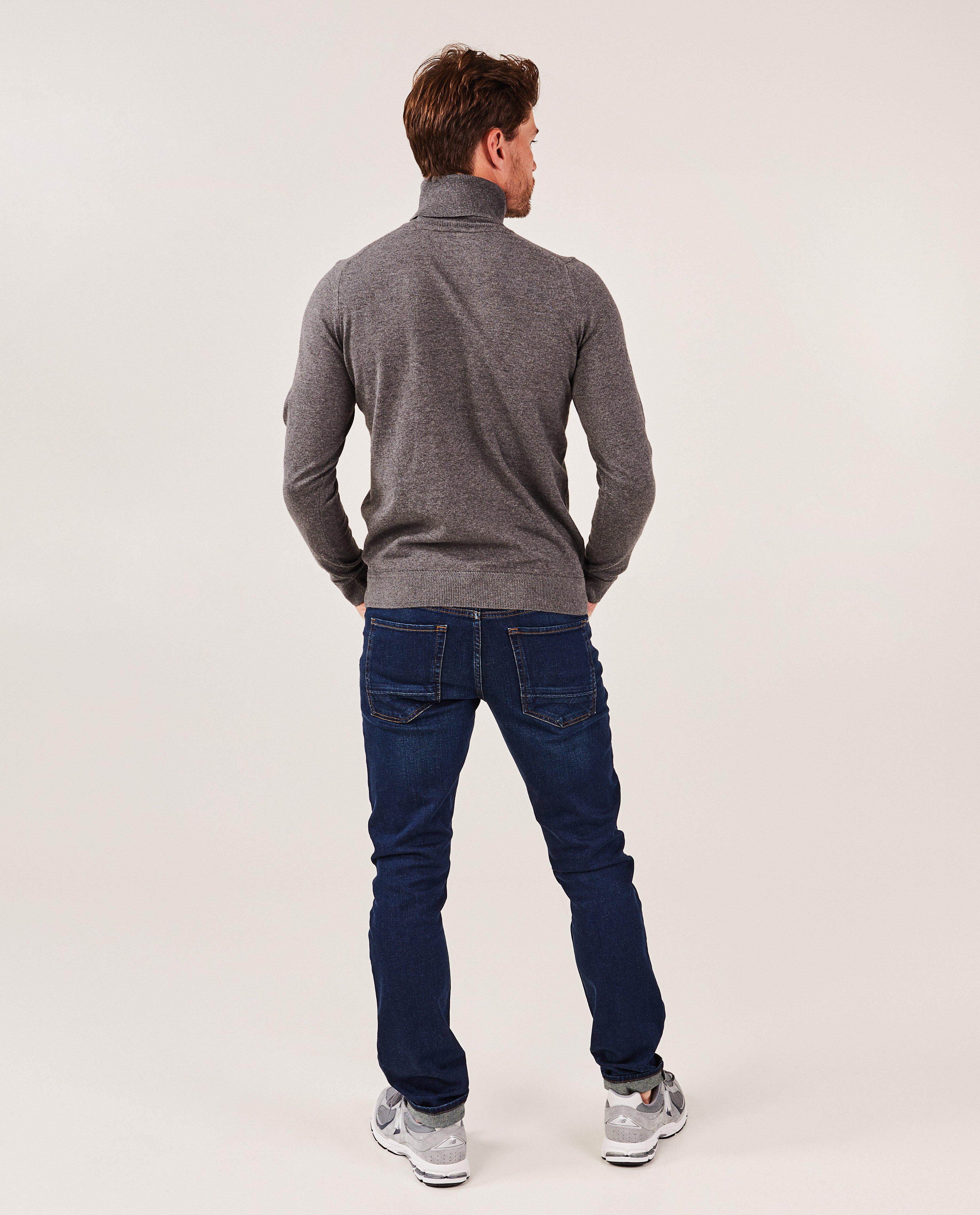 Pulls - Pull beige à col roulé