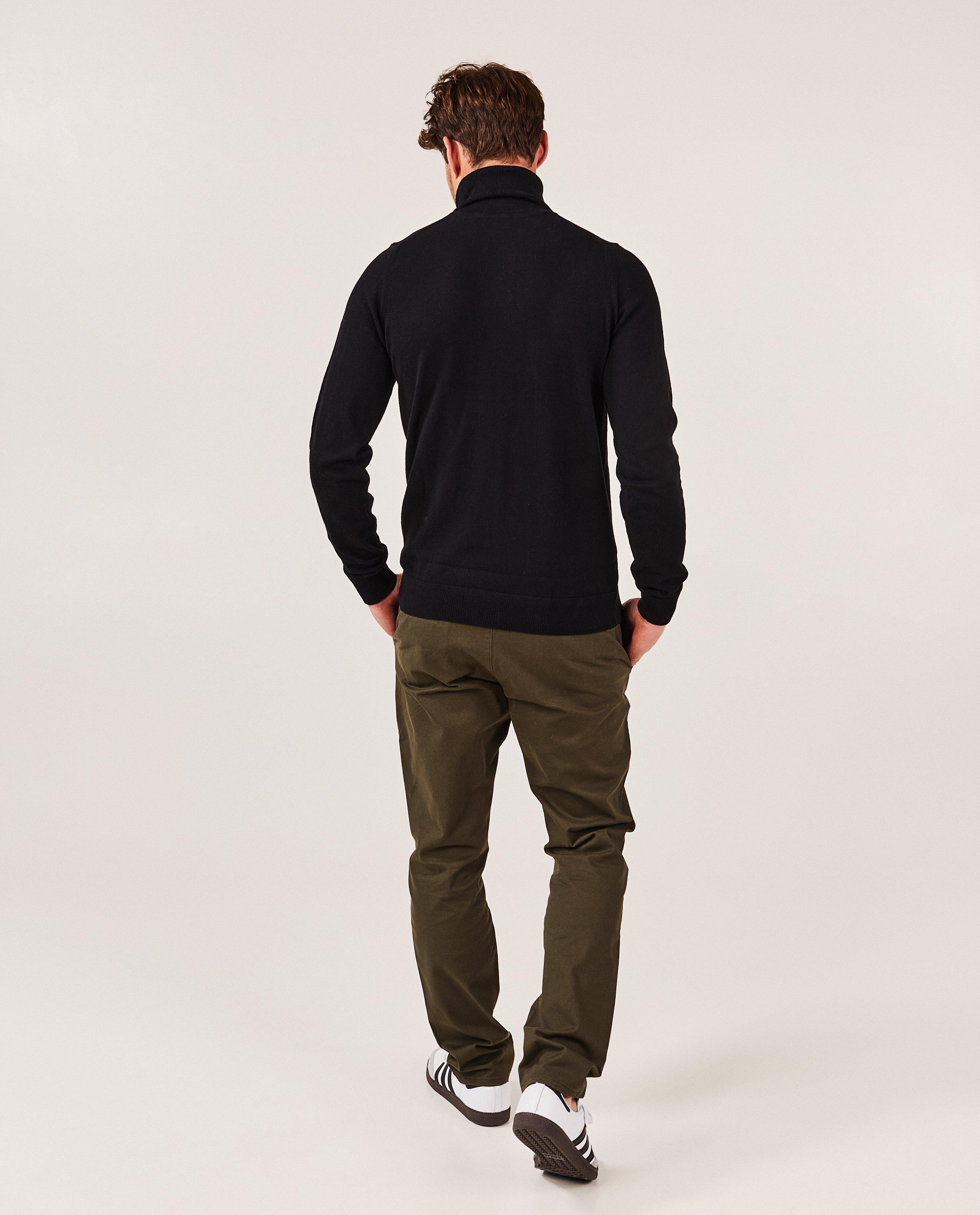 Pulls - Pull beige à col roulé