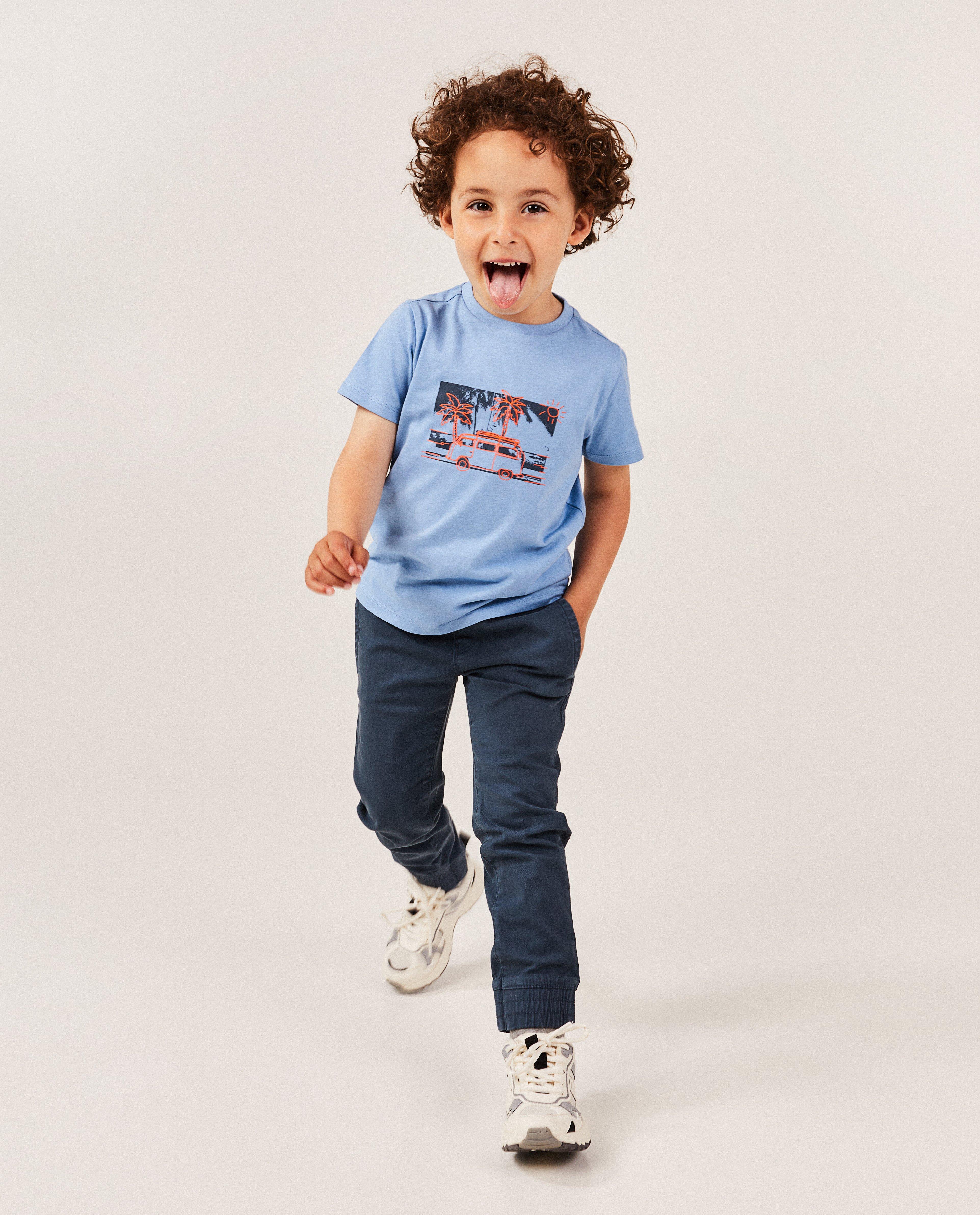 Broeken - Bruine broek, slim fit