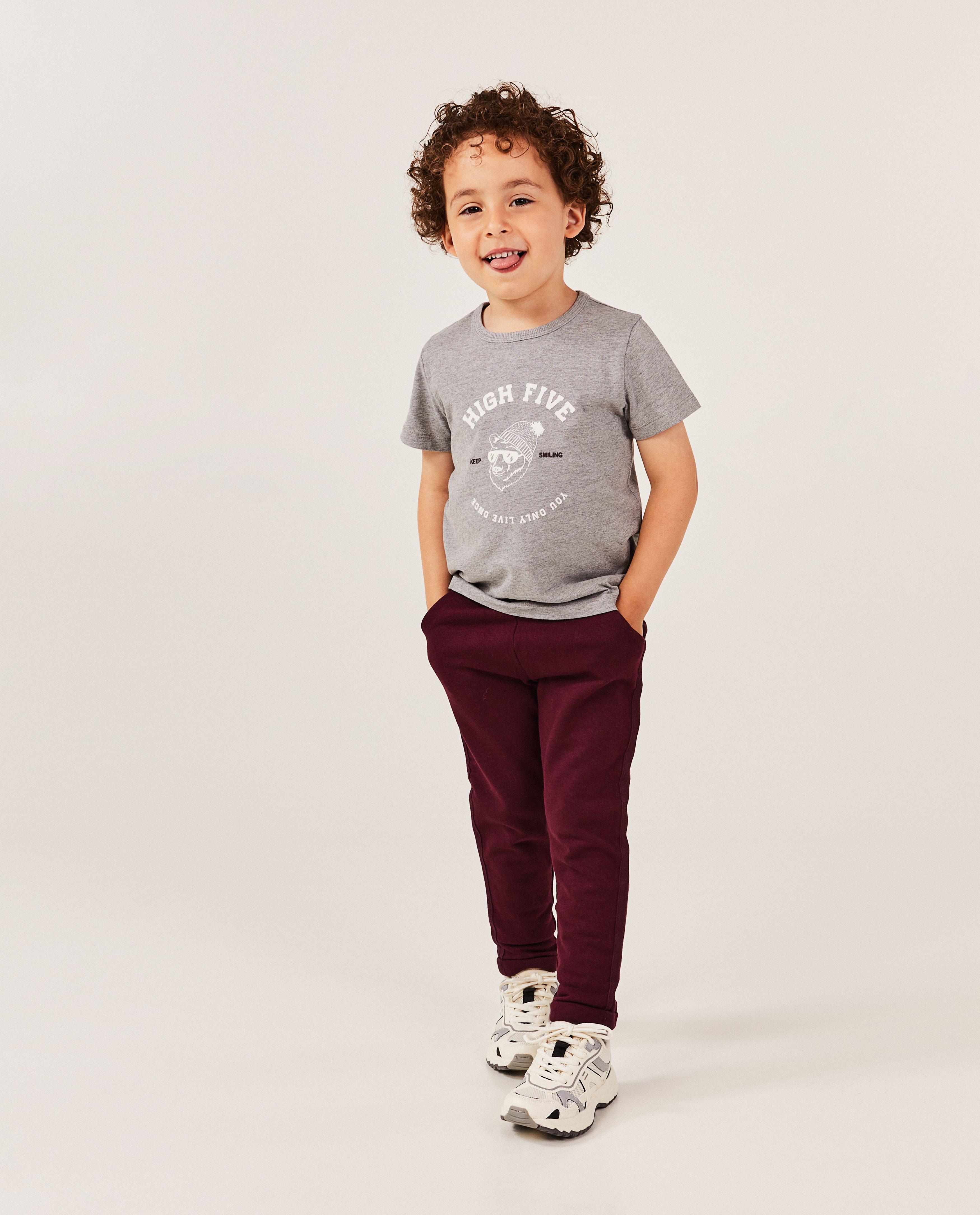 Pantalons - Jogger rouge foncé