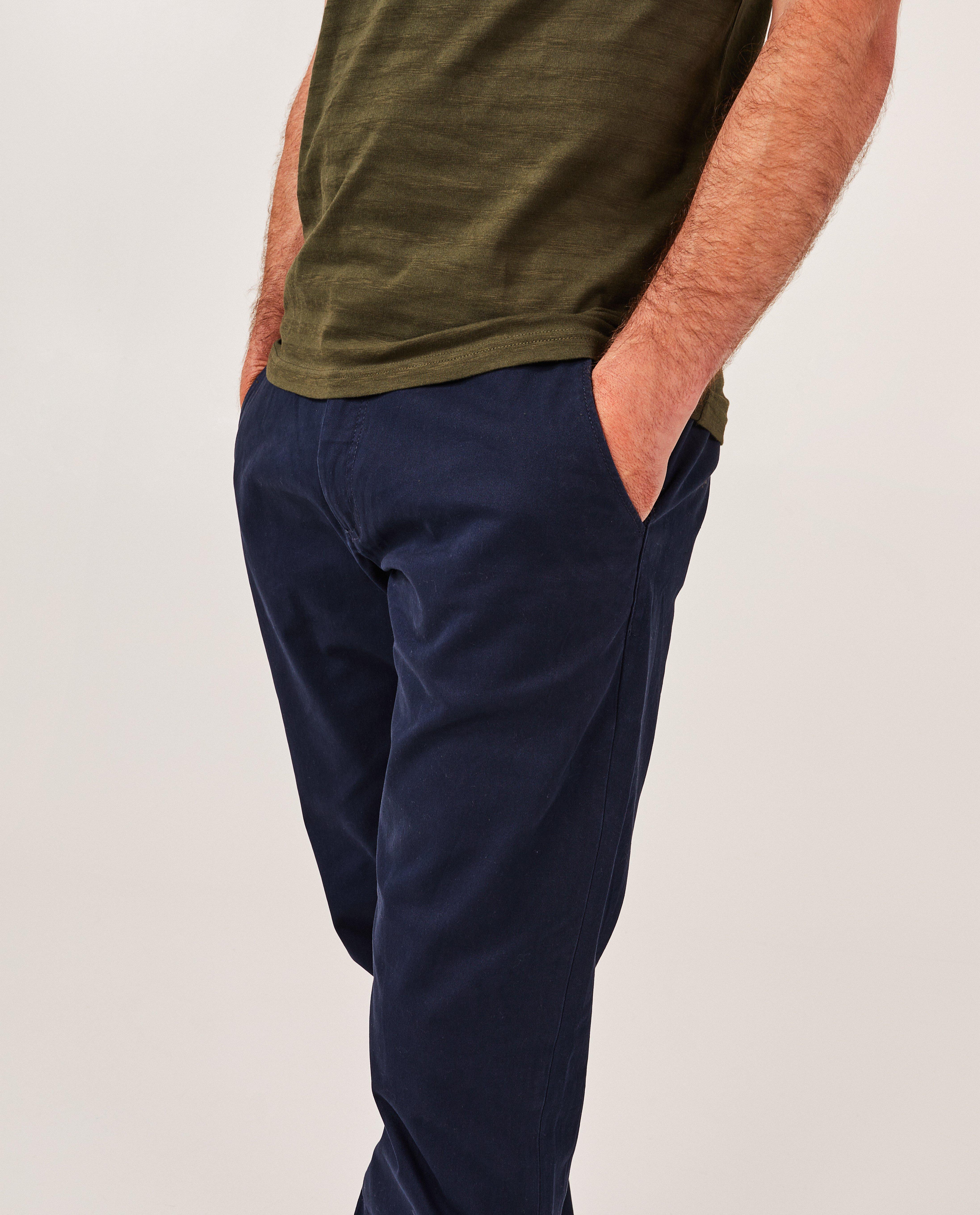 Broeken - Donkerblauwe broek, slim fit
