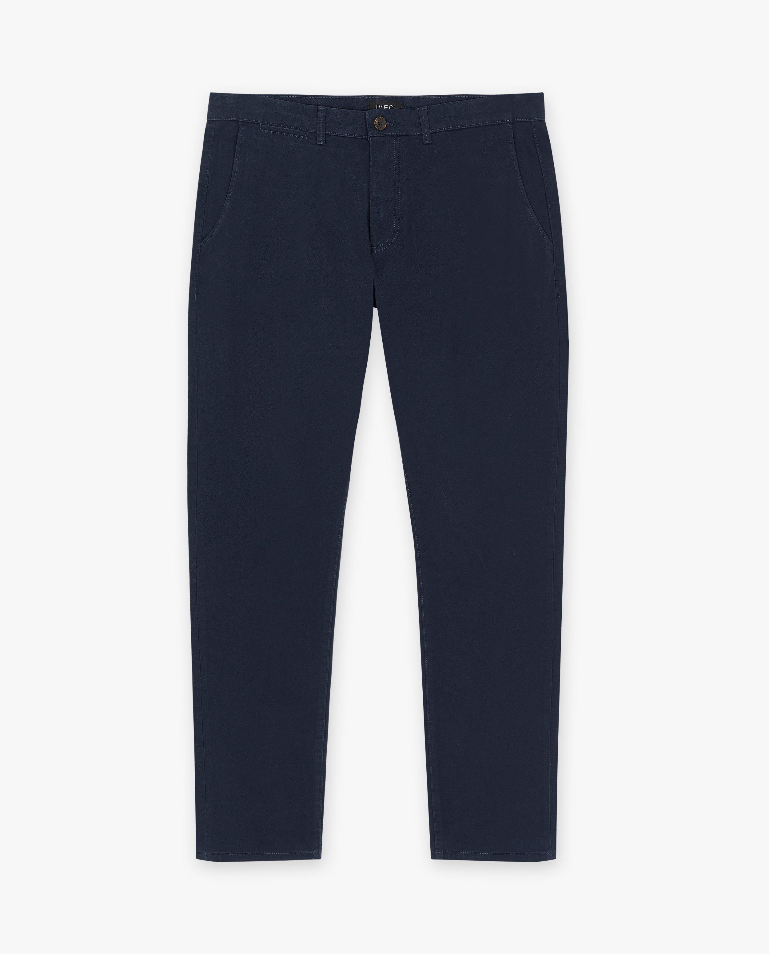 Broeken - Donkerblauwe broek, slim fit