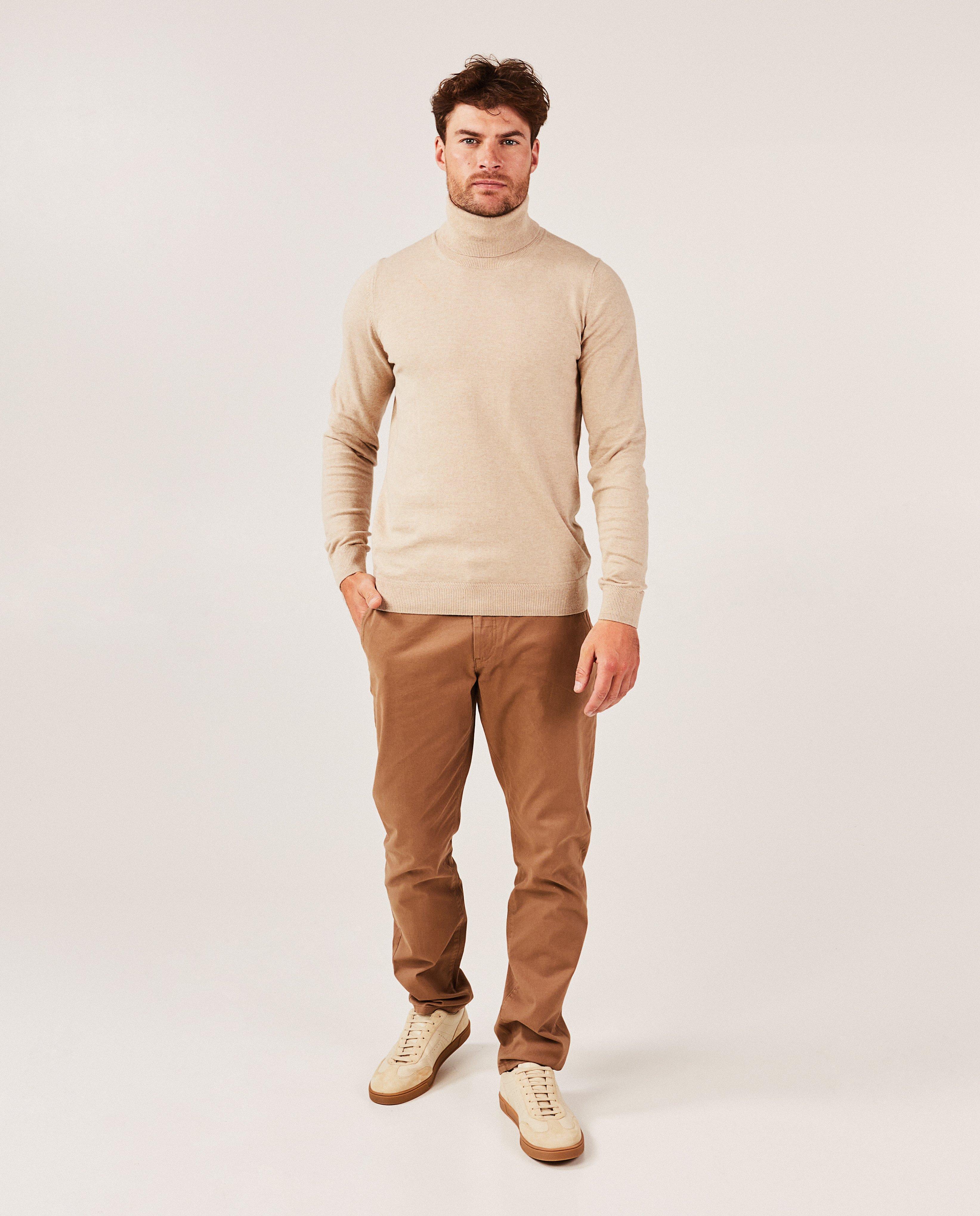 Broeken - Donkerblauwe broek, slim fit
