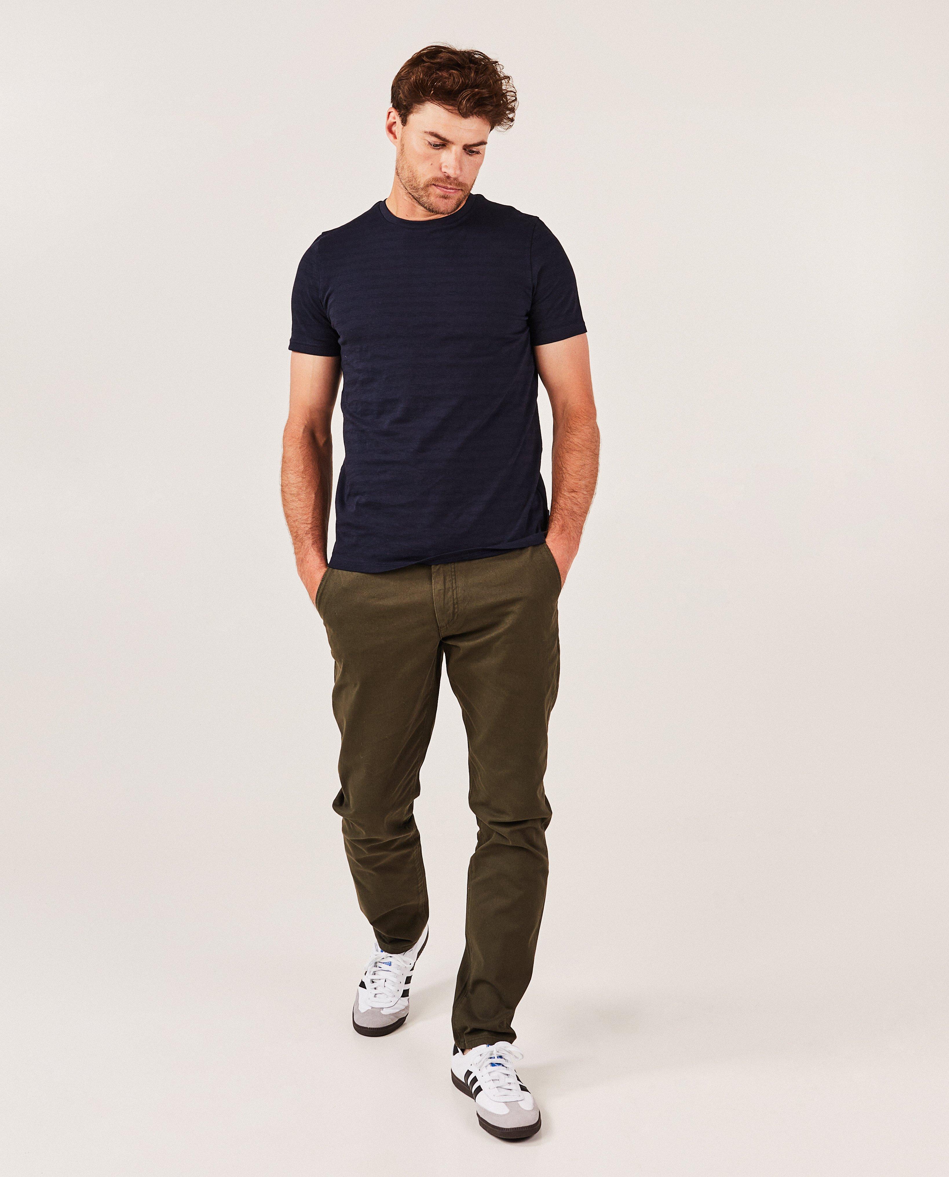 Pantalon vert, slim fit - null - Quarterback