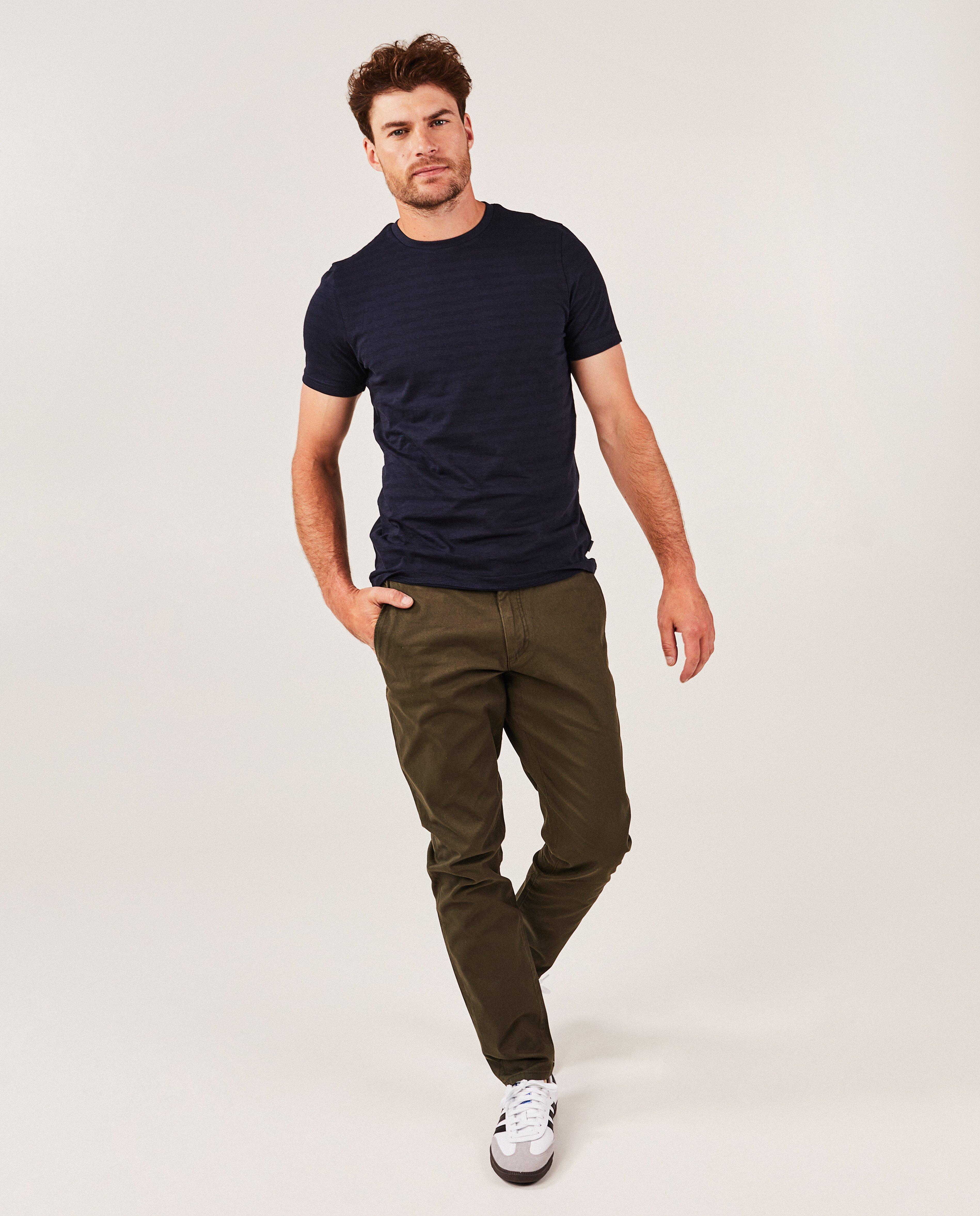 Pantalons - Pantalon bleu foncé, slim fit
