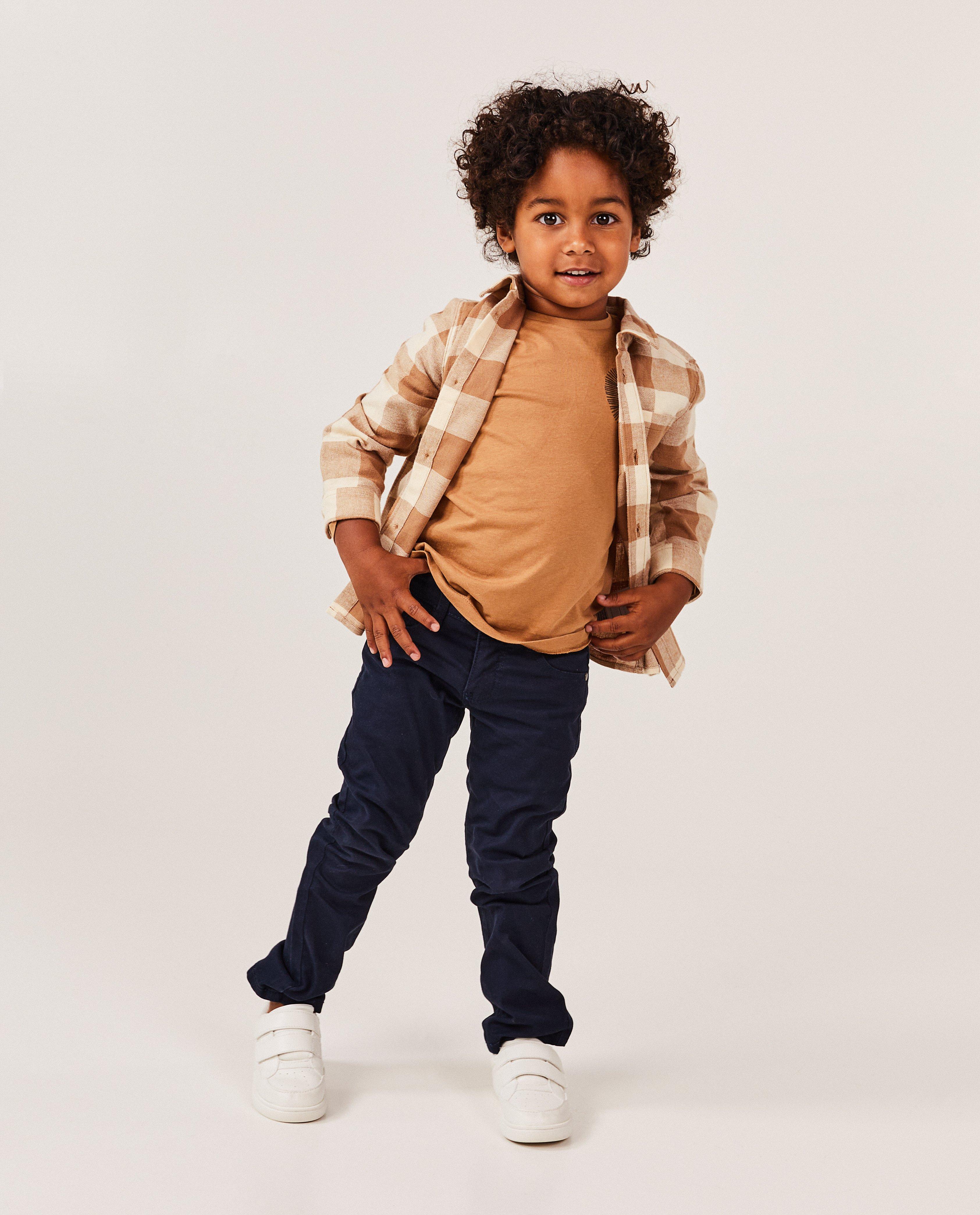 Blauwe broek, slim fit - null - Besties