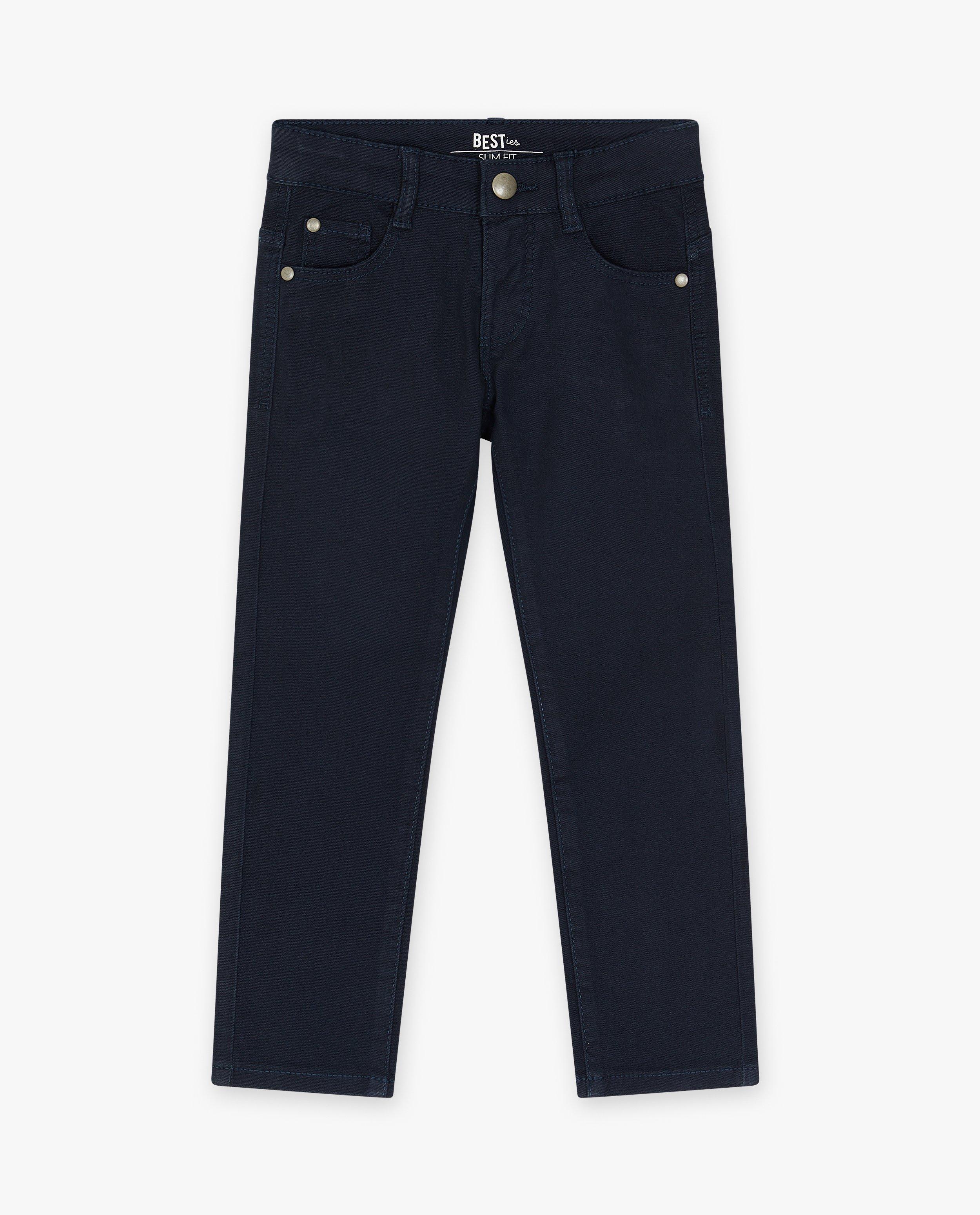 Broeken - Bruine broek, slim fit