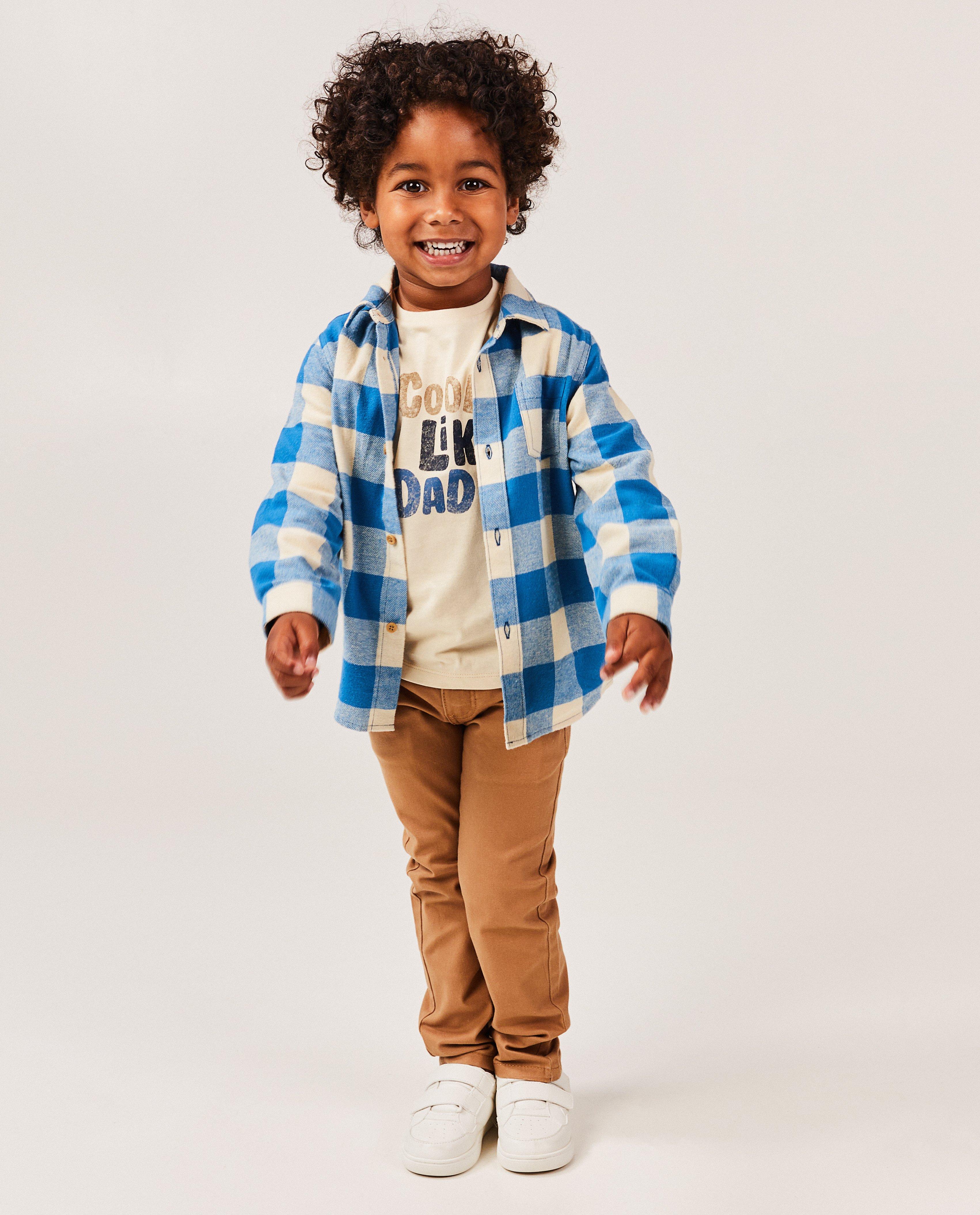 Bruine broek, slim fit - null - Besties