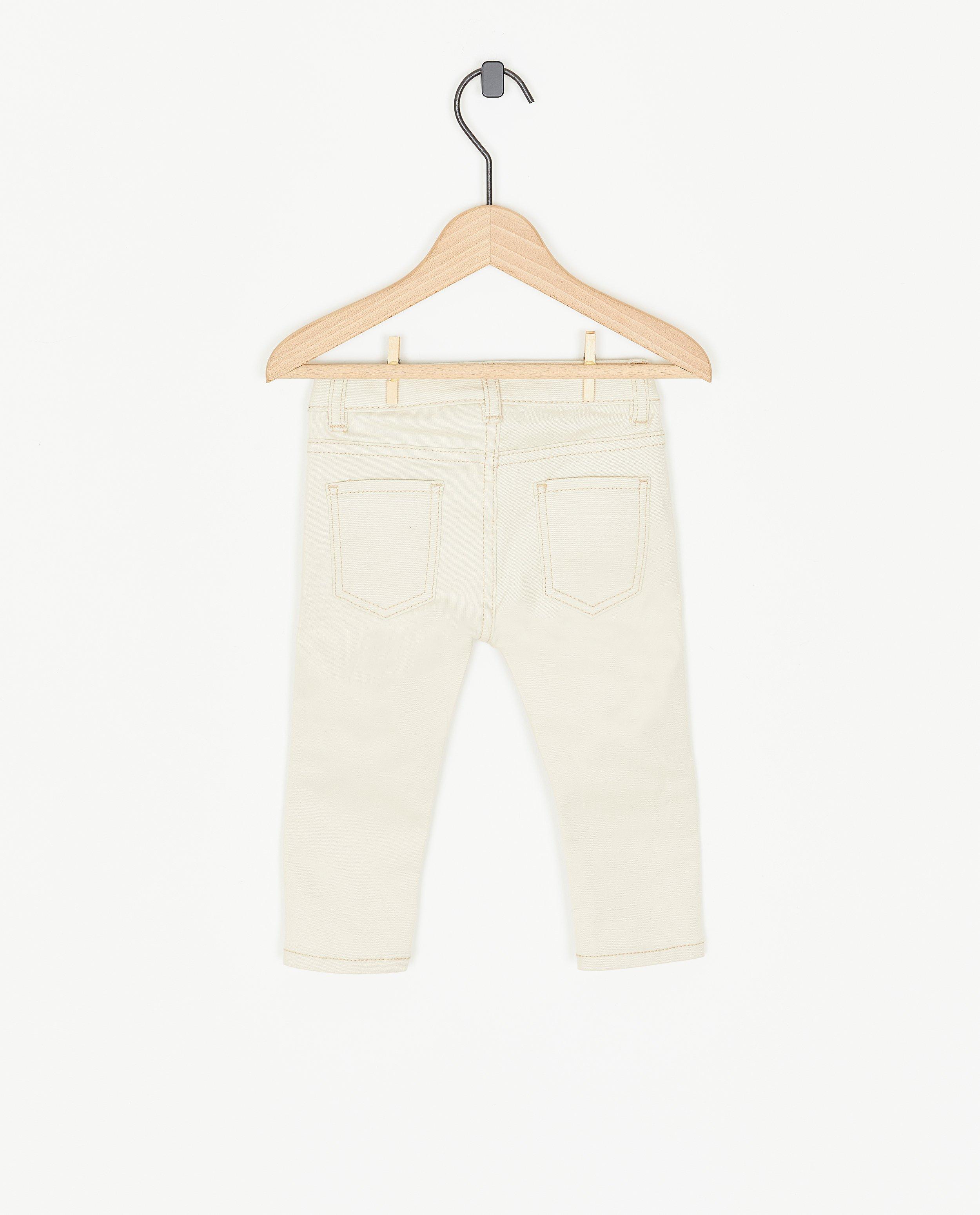 Pantalons - Pantalon beige, skinny fit