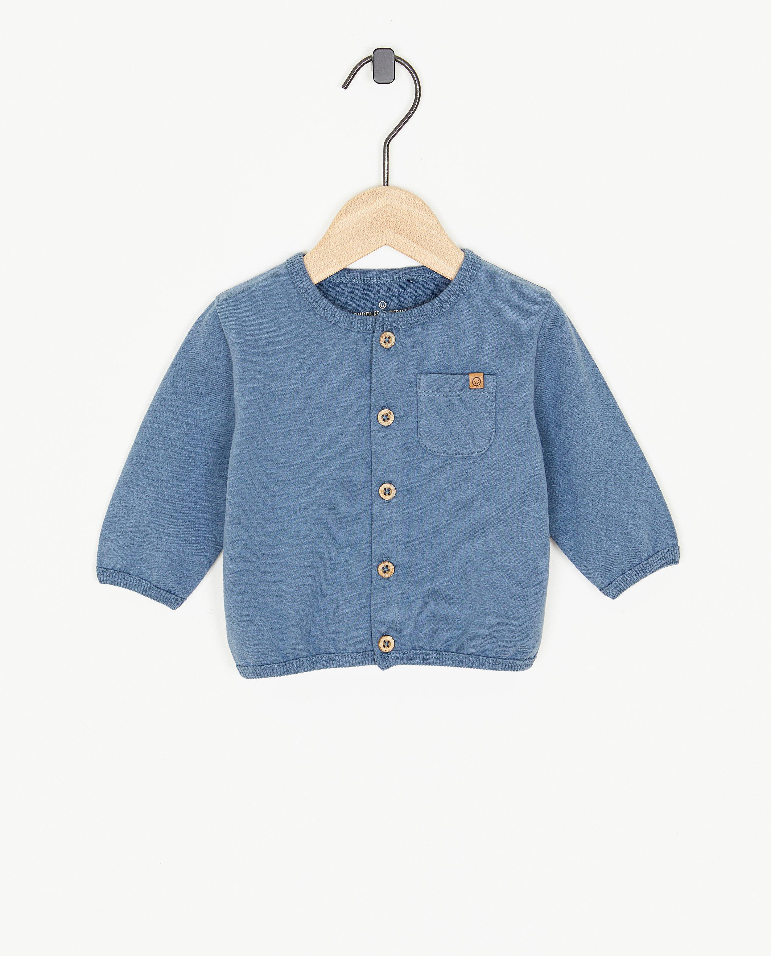 Cardigan bleu - null - Newborn 50-68