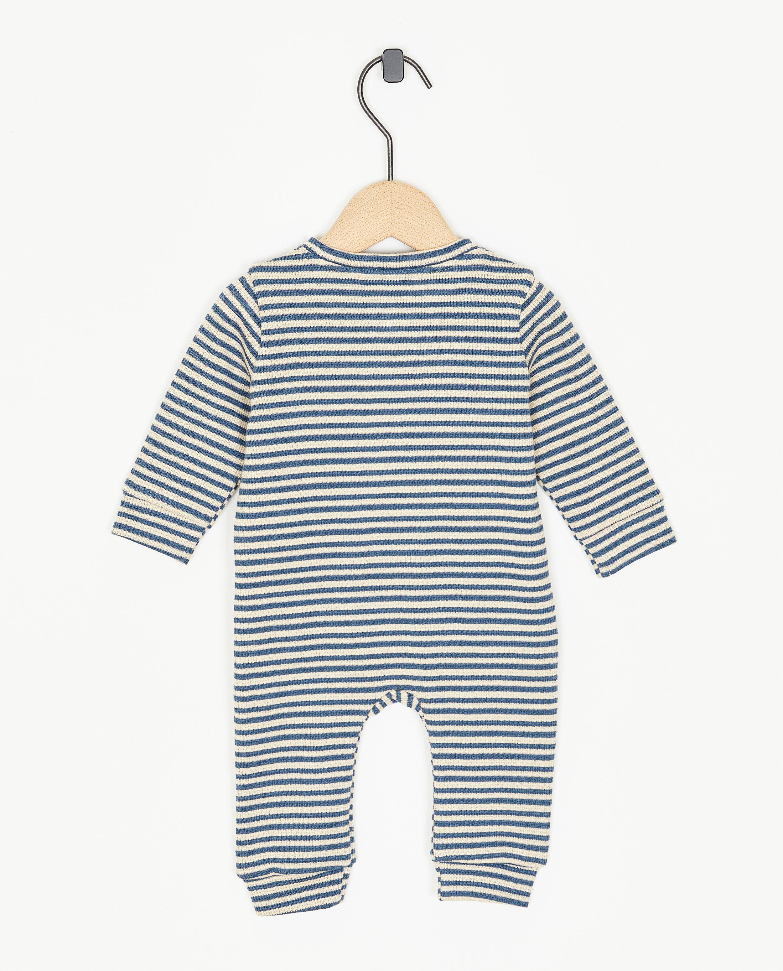 Jumpsuit - Kruippakje met wafelpatroon