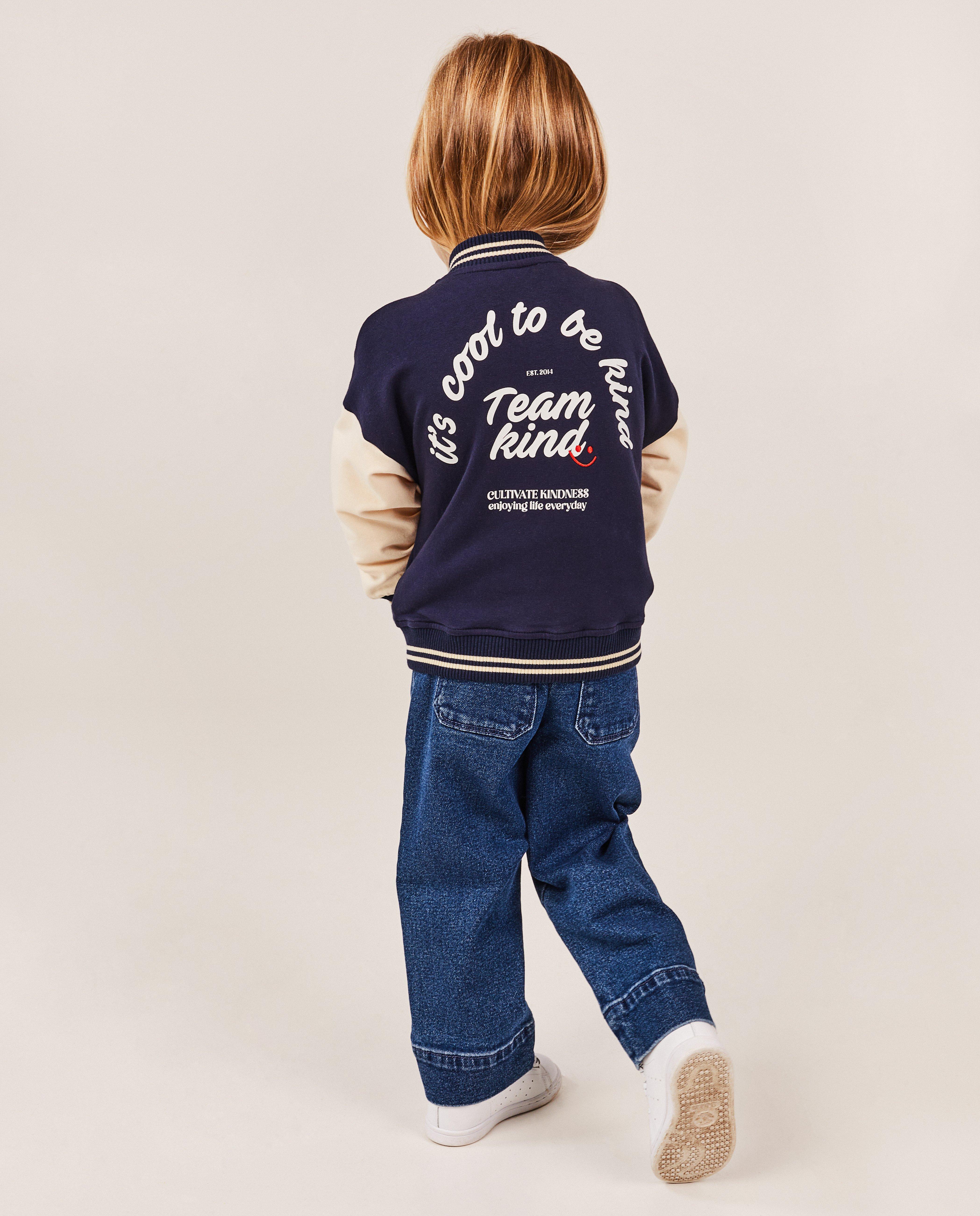 College sweatvest met opschrift - null - Milla Star
