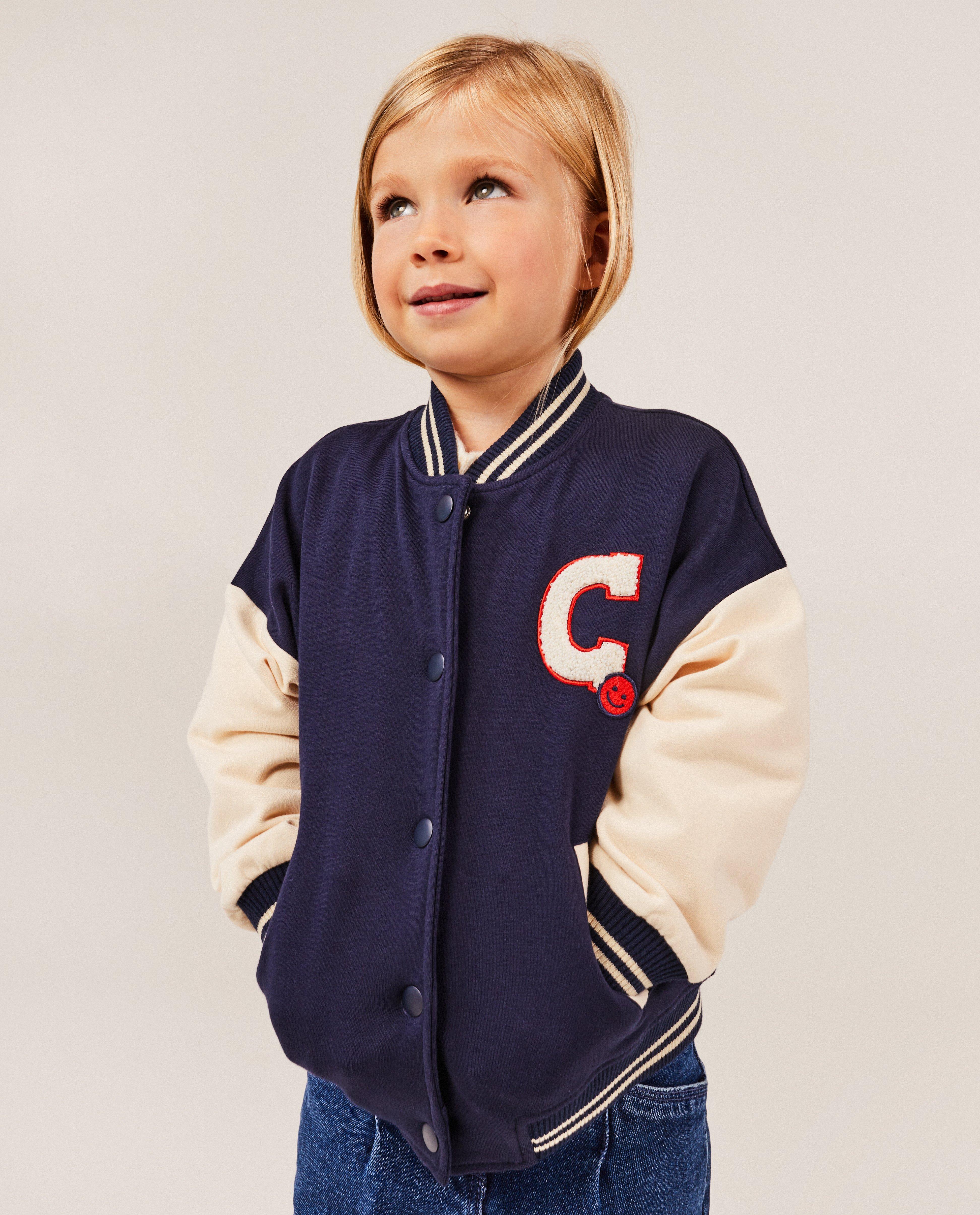Cardigan - College sweatvest met opschrift