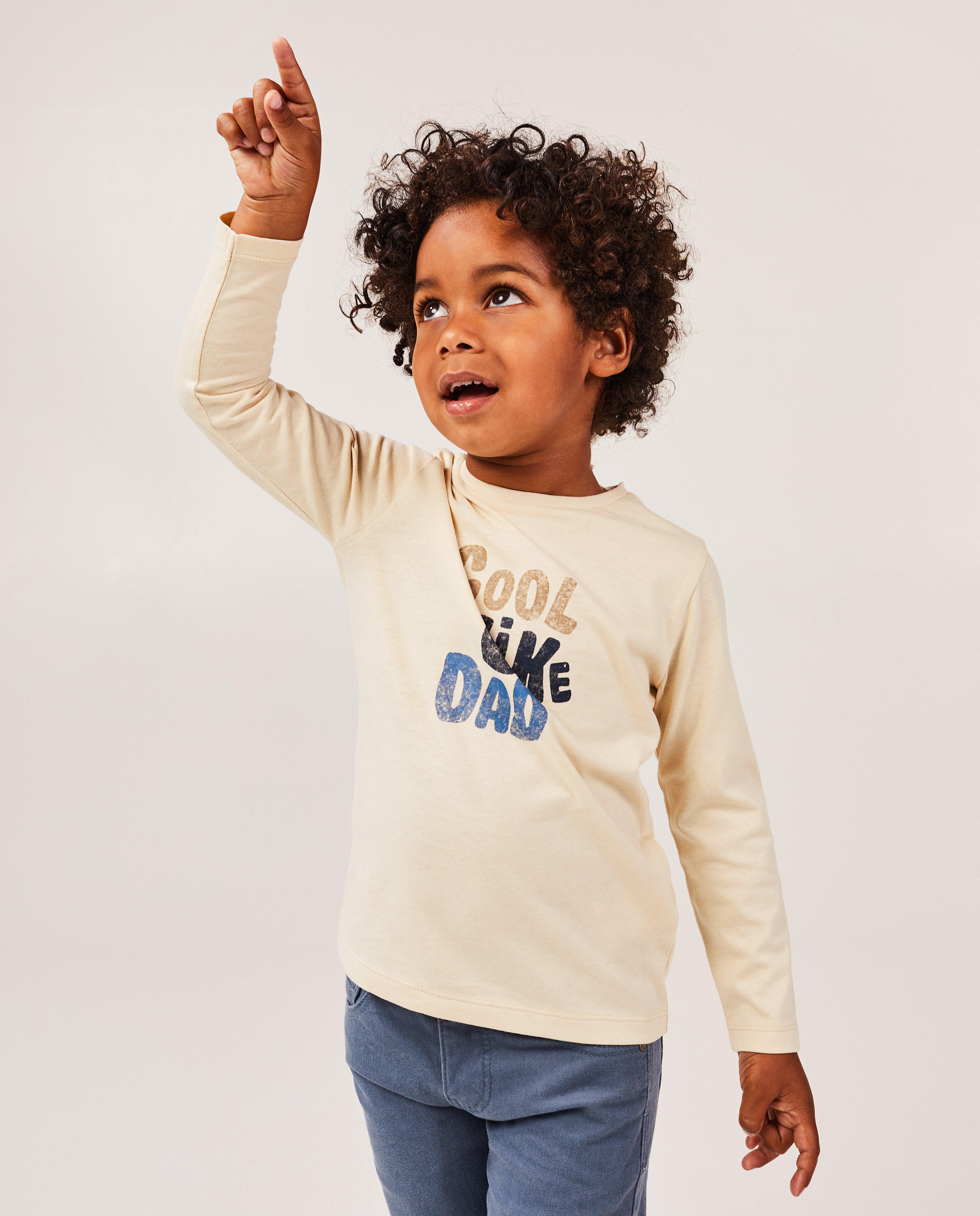 T-shirts - Longsleeve met opschrift, 2-7 jaar