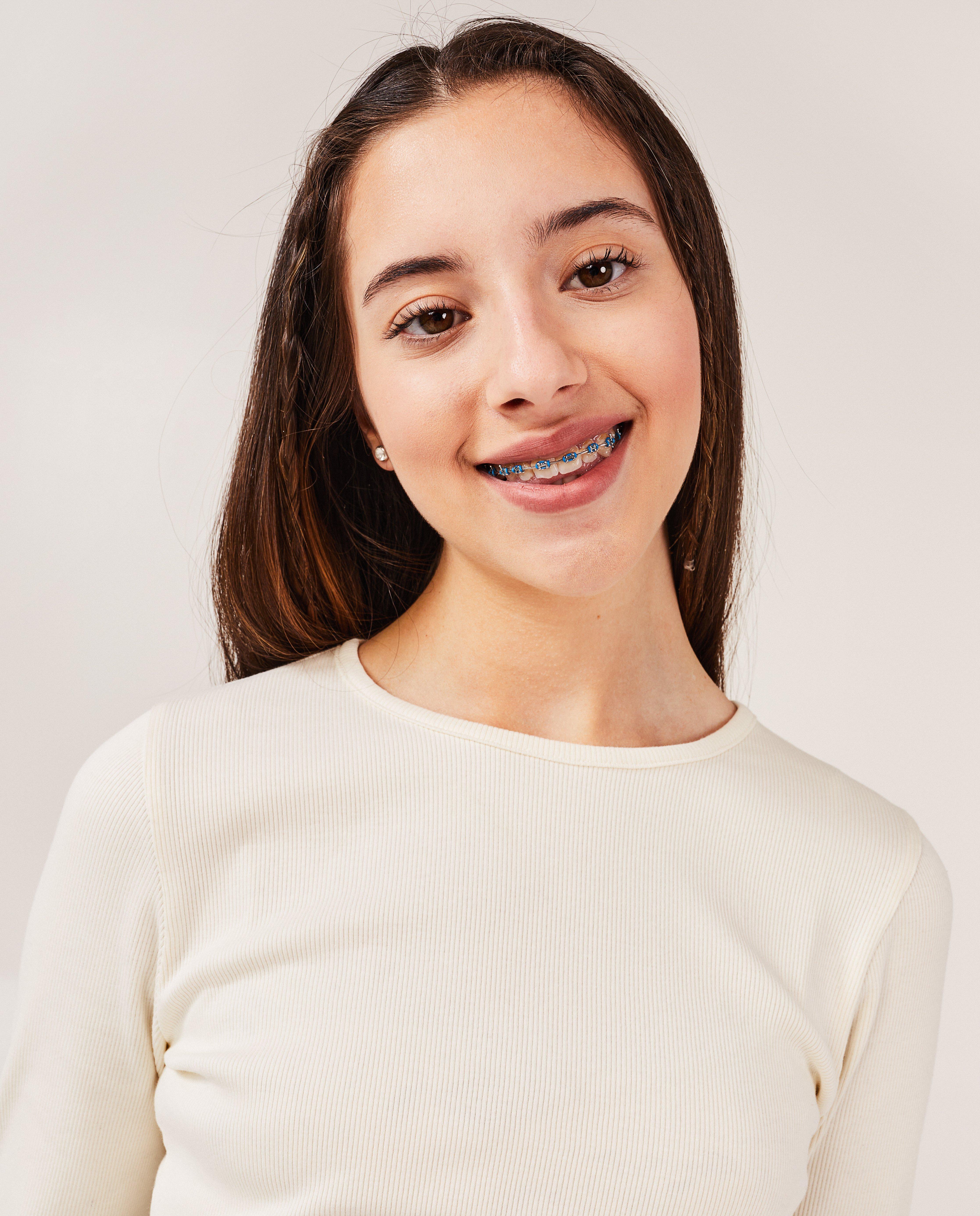 T-shirts - Longsleeve met rib, cropped fit