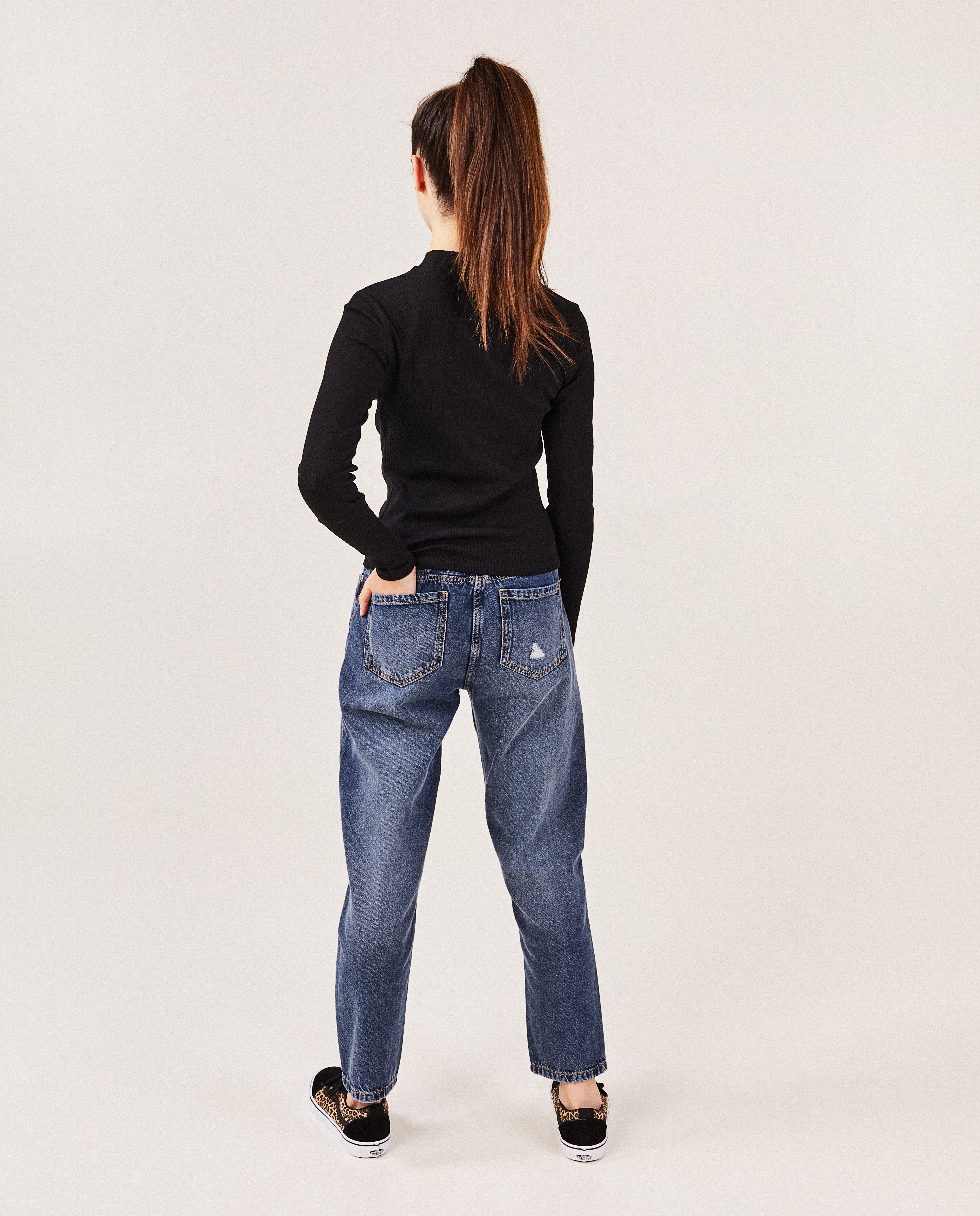 Longsleeve met rib - Product Detail - zwart - afbeelding nummer 3