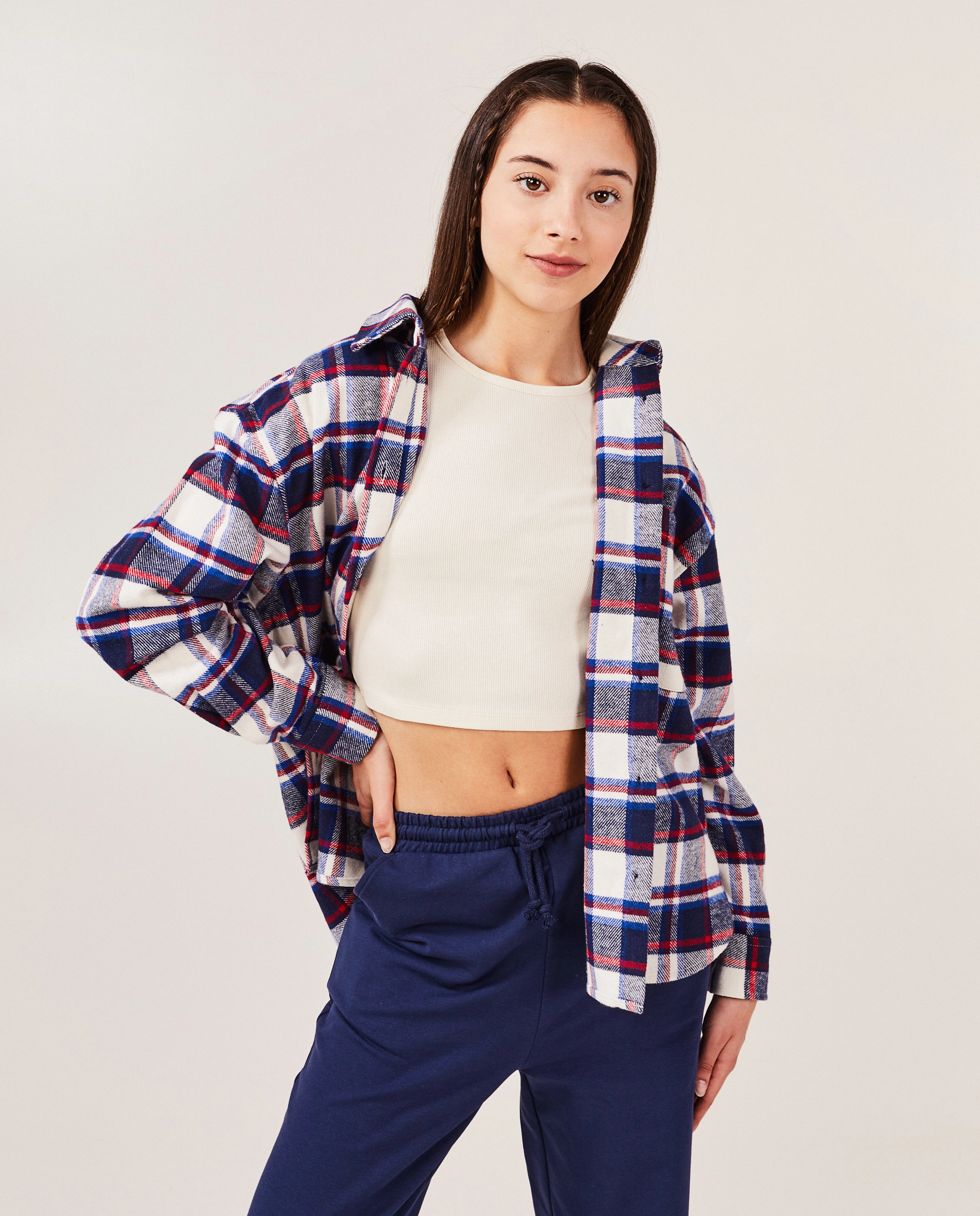 Flanellen hemd met ruiten