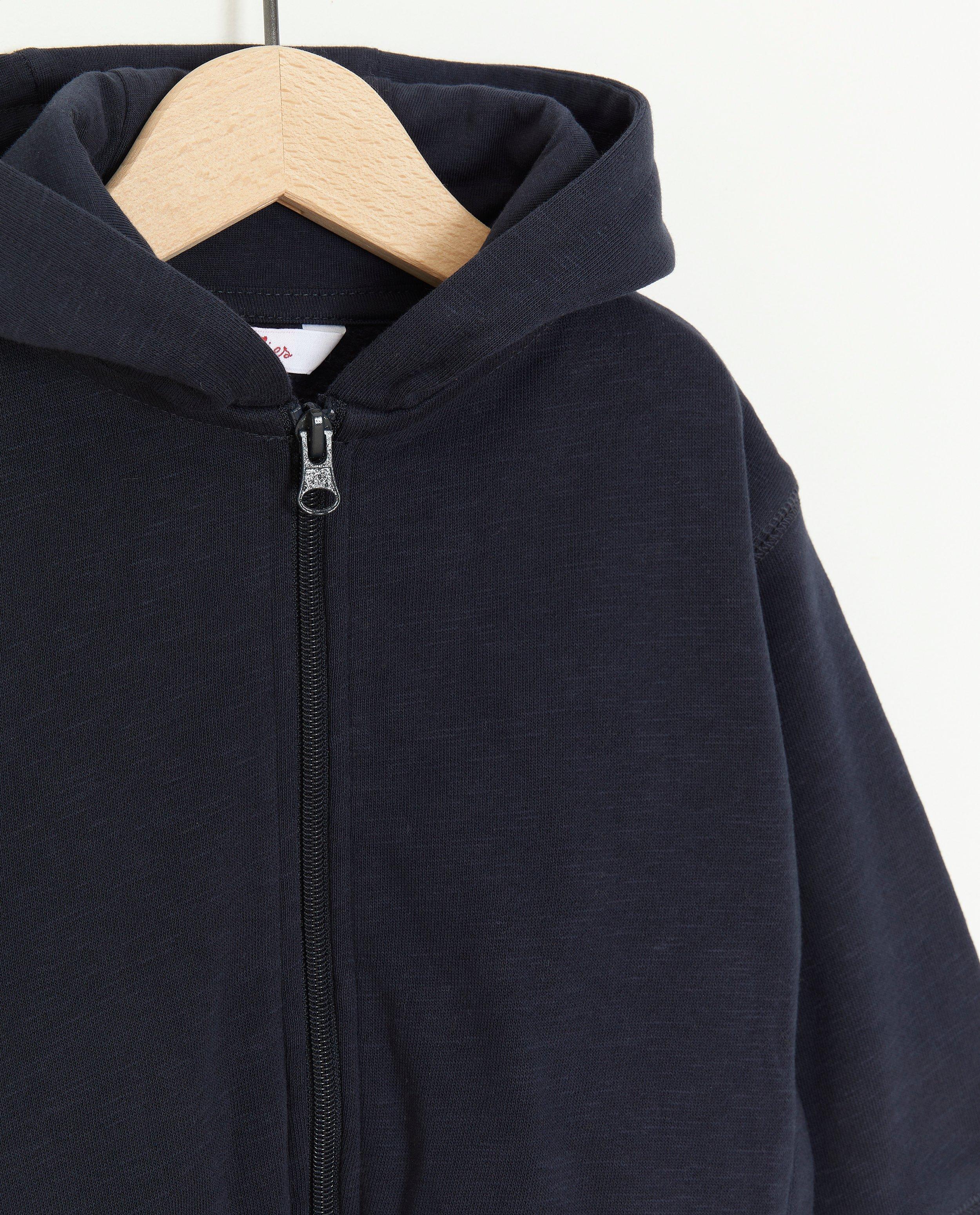 Donkerblauw sweatvest, baby - Product Detail - donkerblauw - afbeelding nummer 3