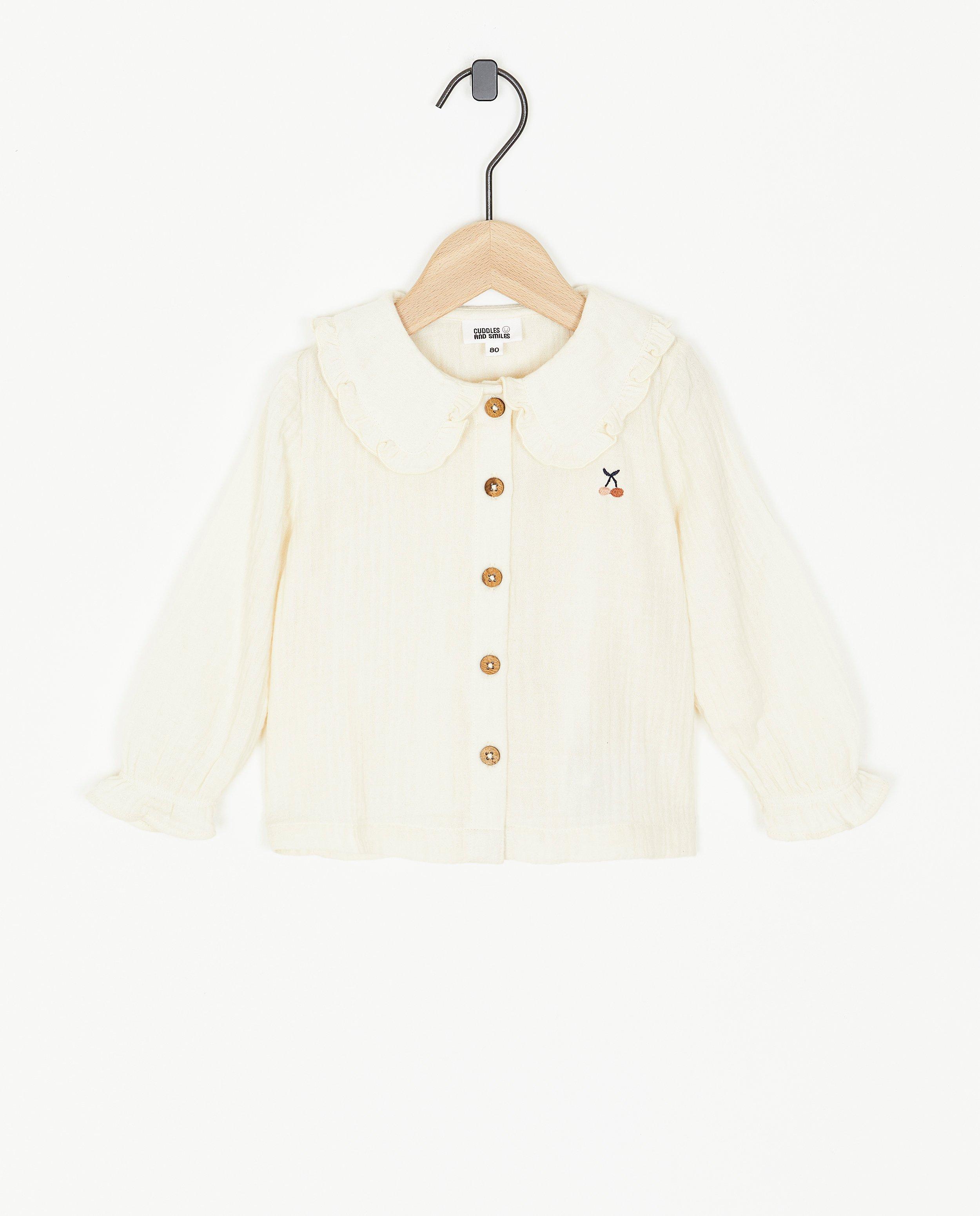 Chemise blanche en tétra - null - Cuddles and Smiles
