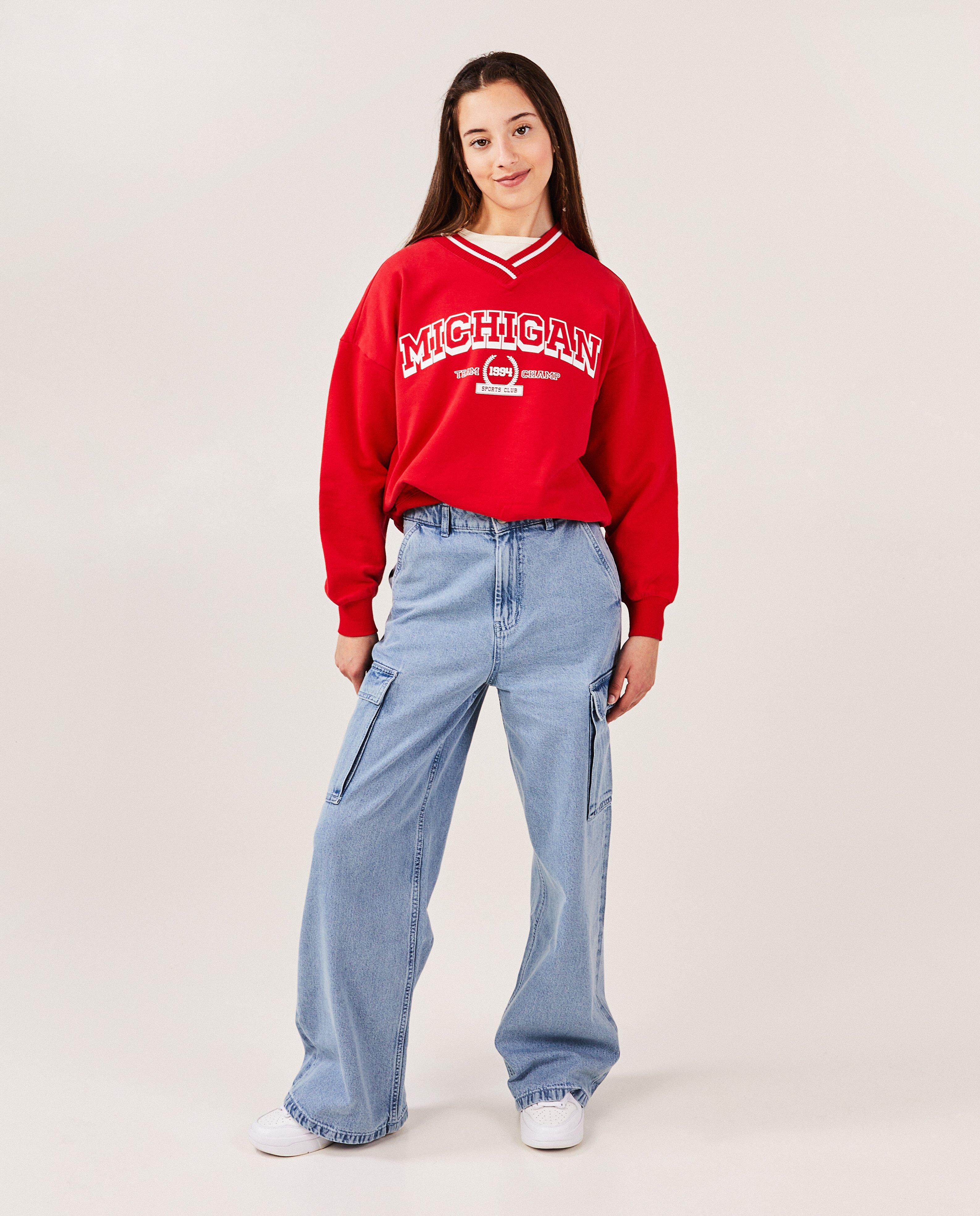 Sweater met opschrift - null - Groggy