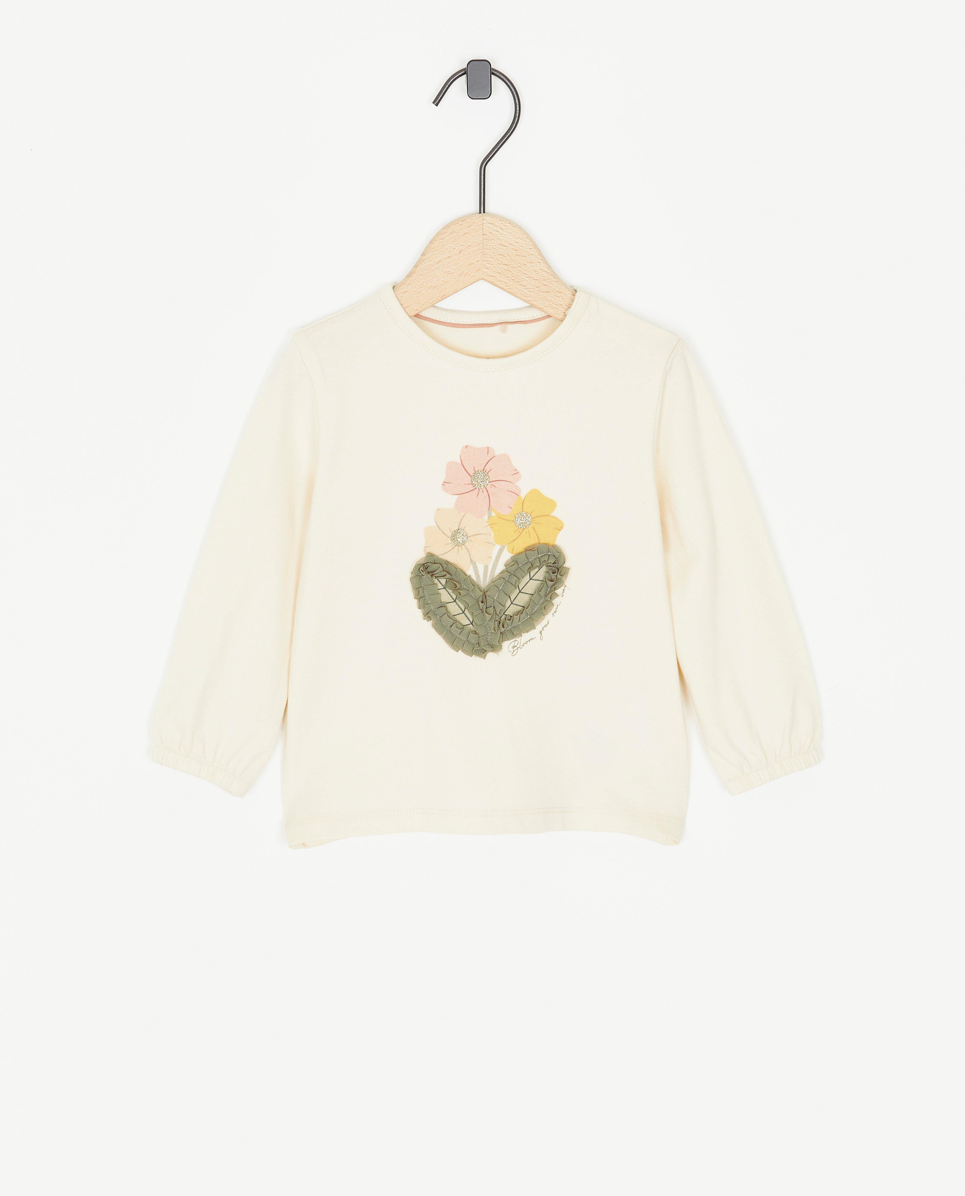 Longsleeve met bloemenprint, Feest - null - Cuddles and Smiles