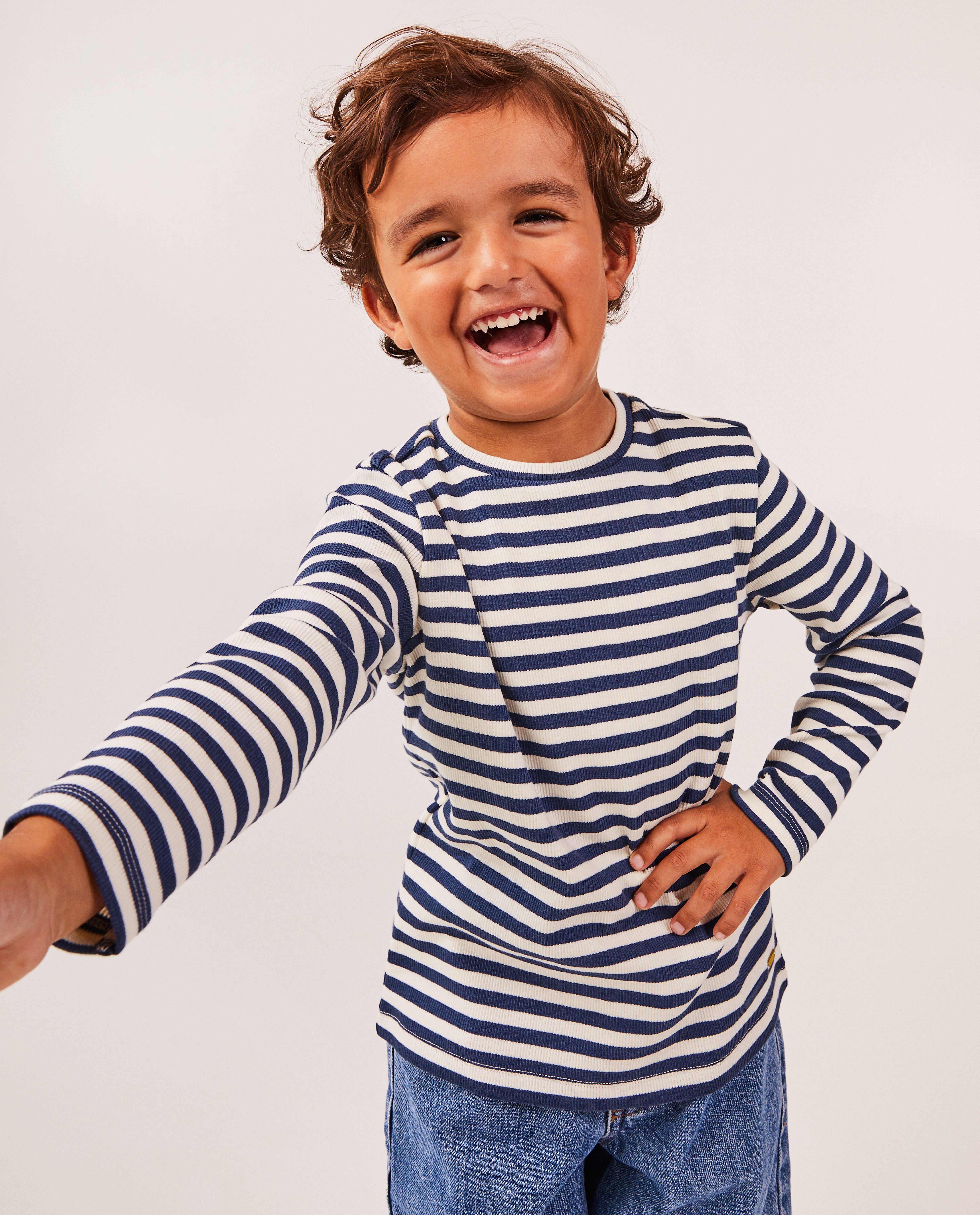 T-shirts - Longsleeve met rib