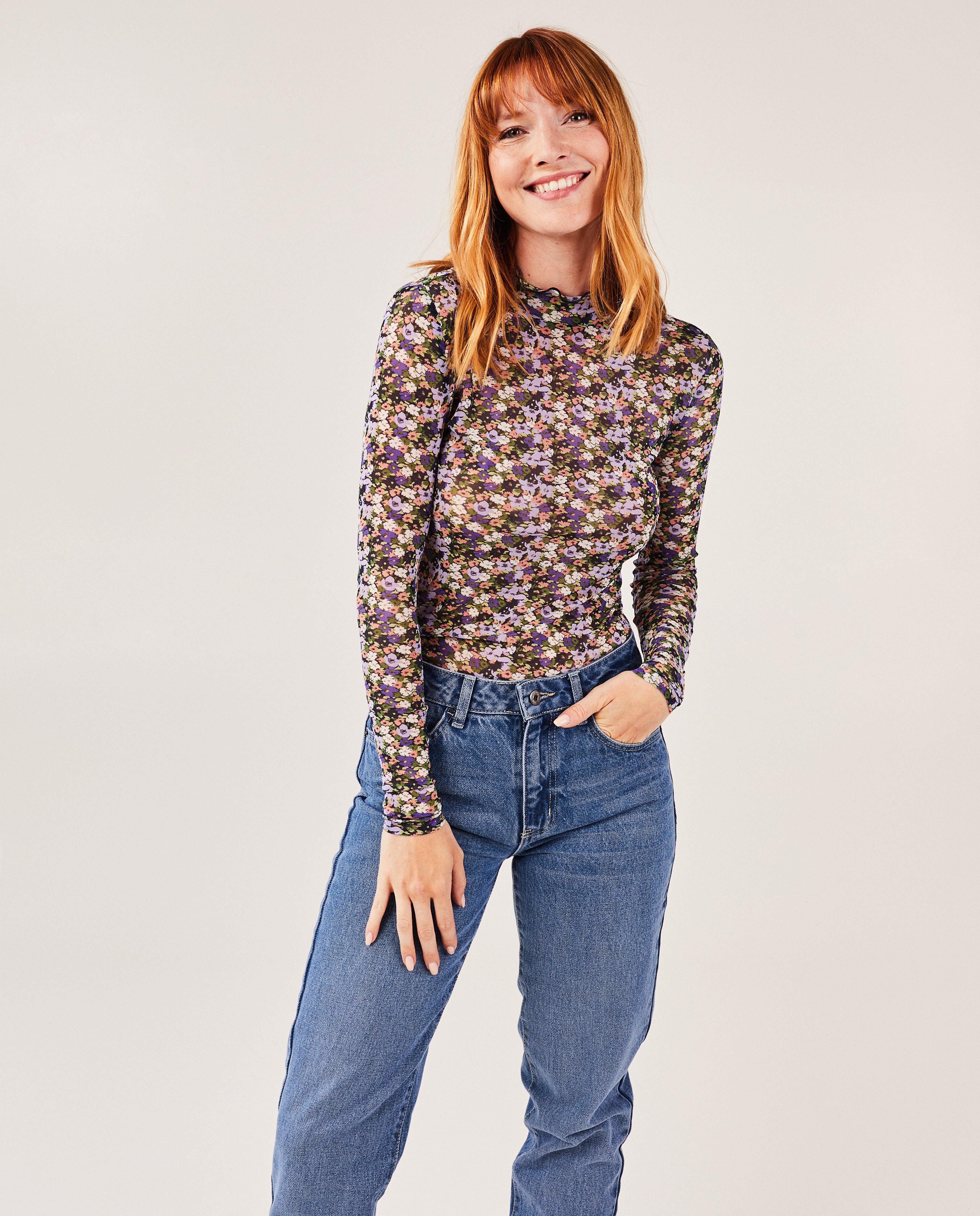 T-shirts - Blouse fleurie