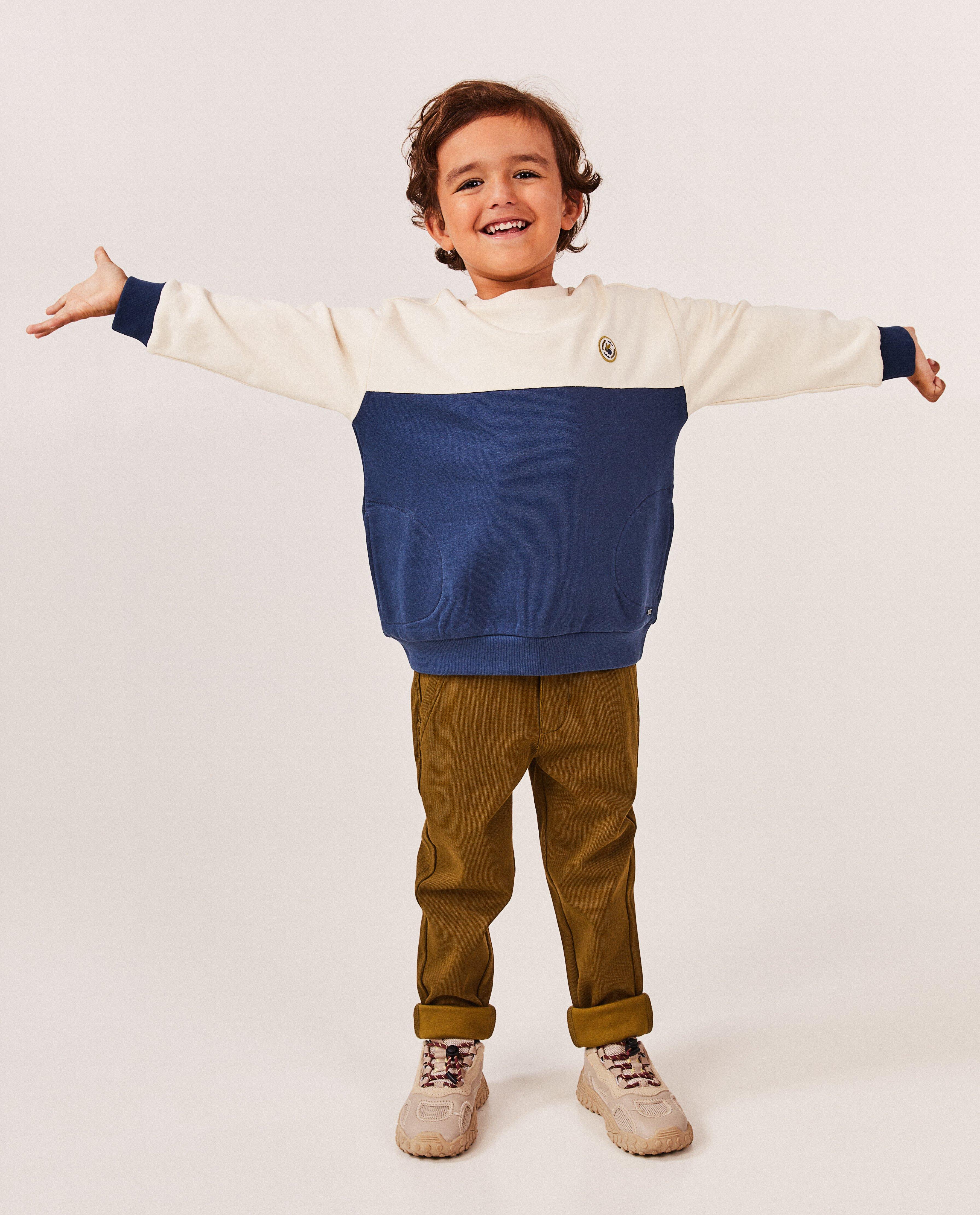 Sweater met color block - null - Maya