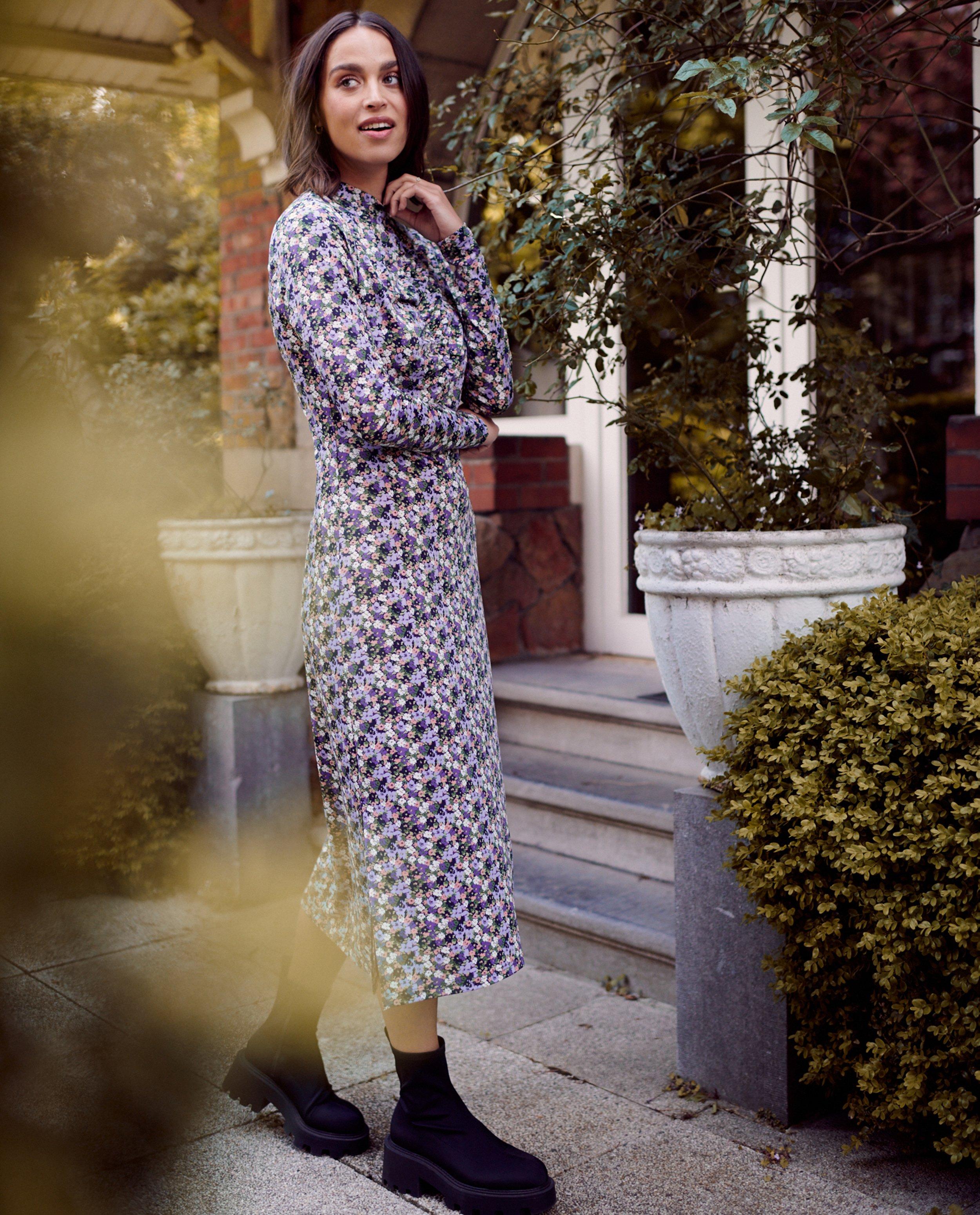 Kleedjes - Jurk met bloemenprint
