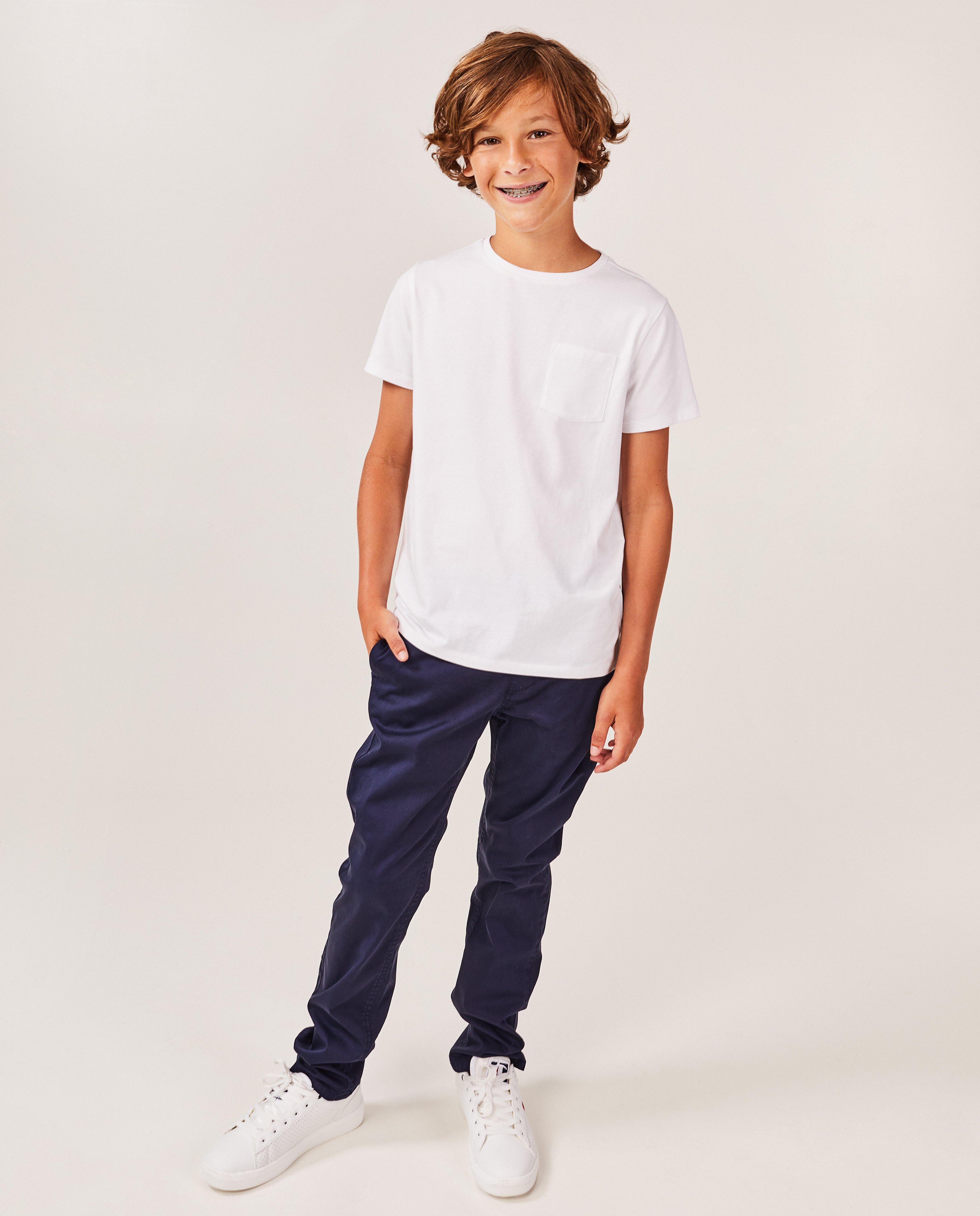 Wit T-shirt - null - Fish & Chips