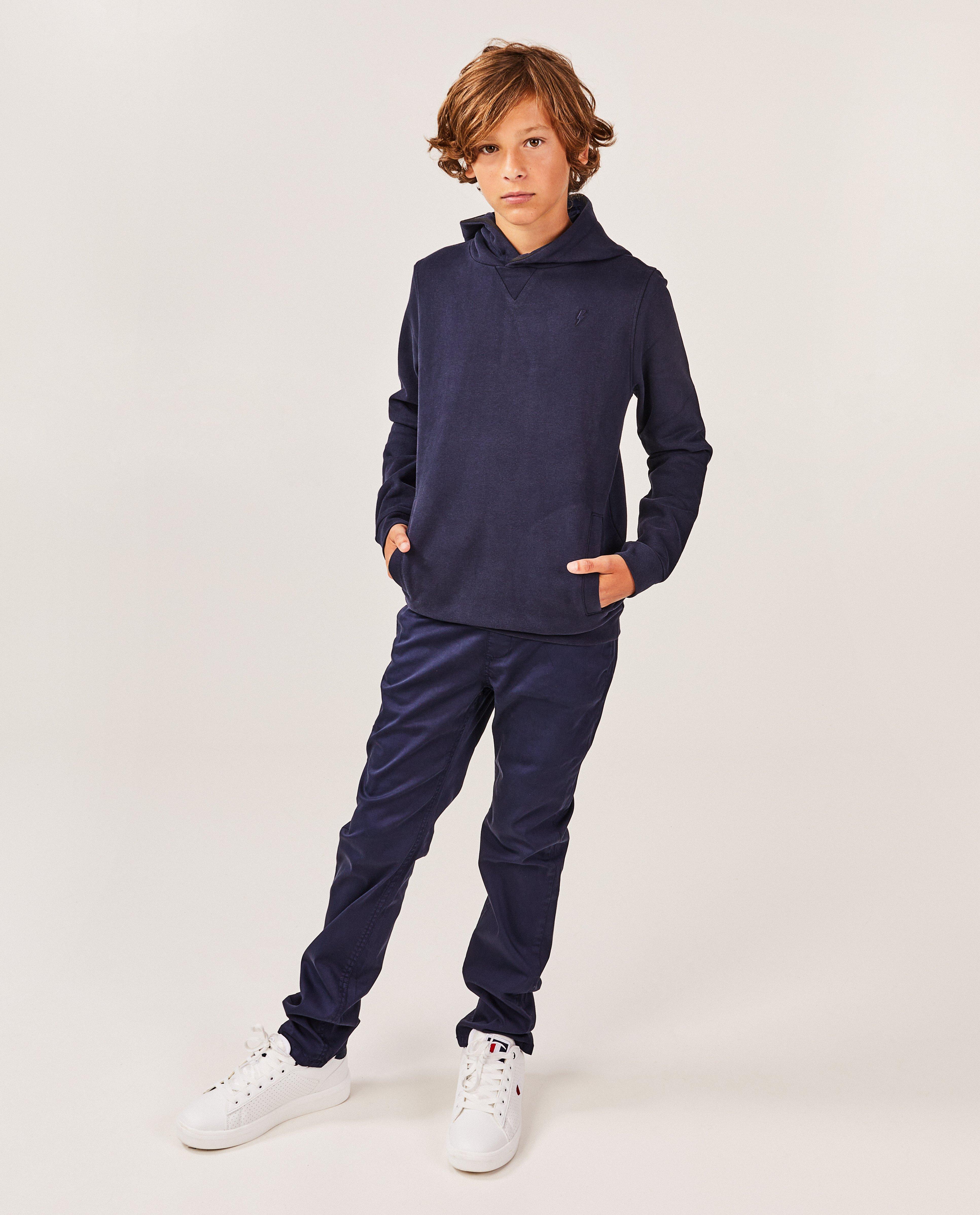Donkerblauwe hoodie - null - Fish & Chips