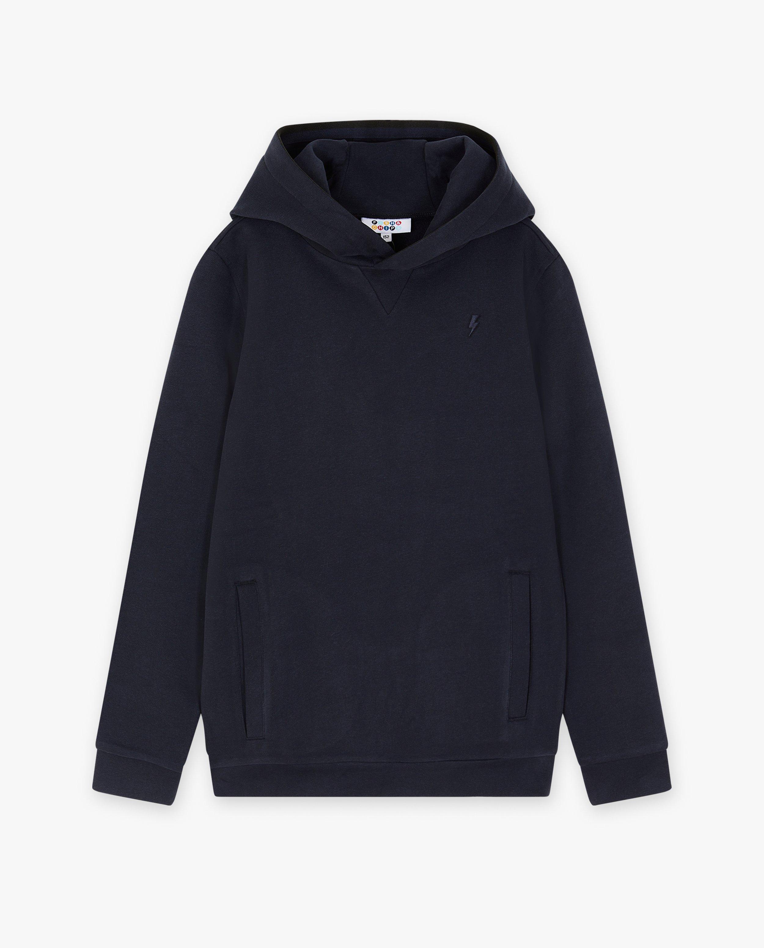 Sweaters - Donkerblauwe hoodie