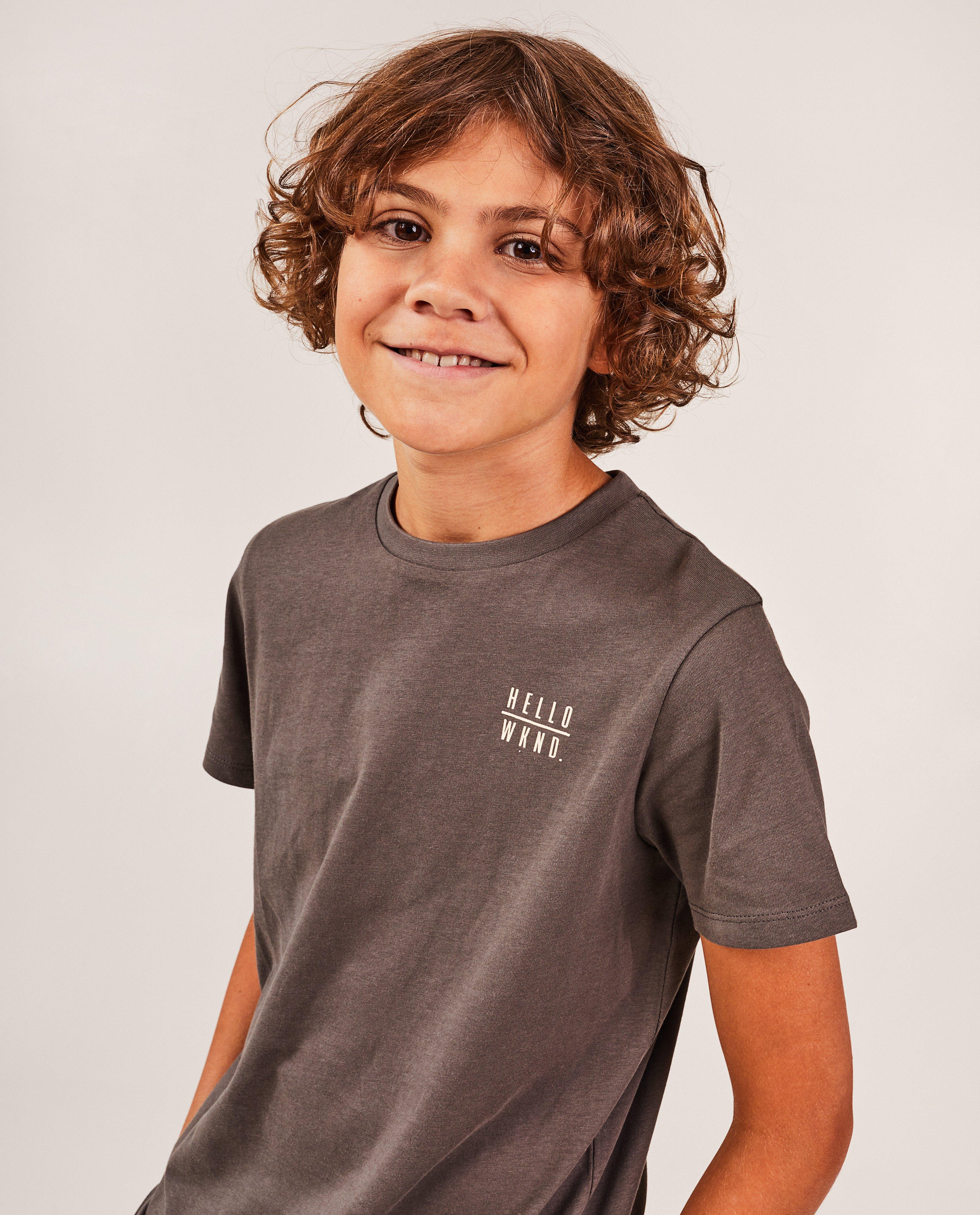 T-shirts - T-shirt met opschrift