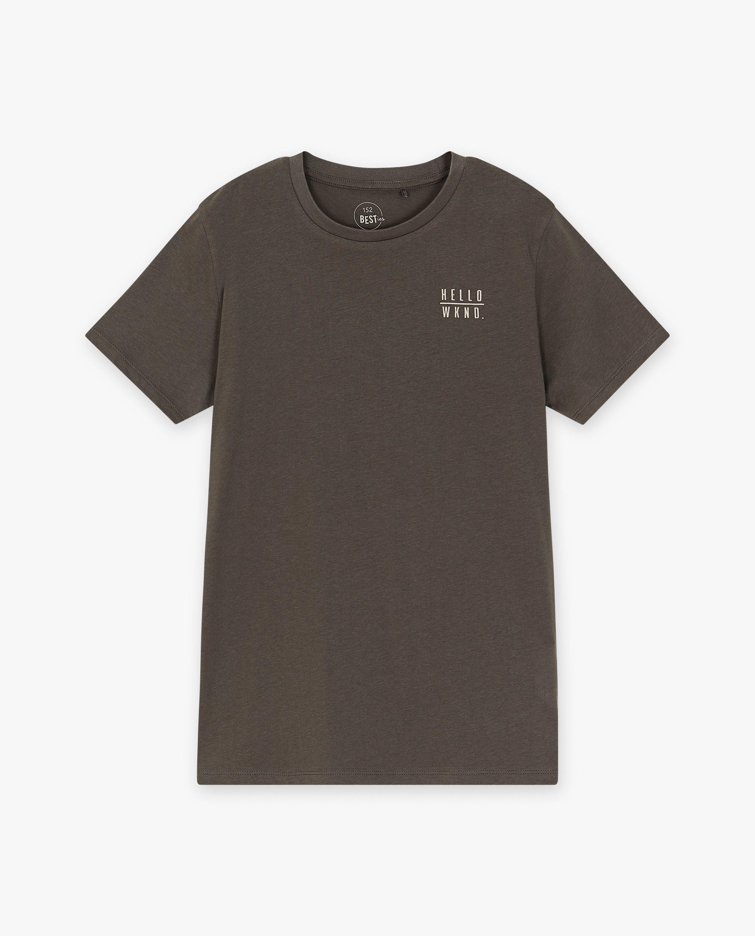 T-shirts - T-shirt met opschrift