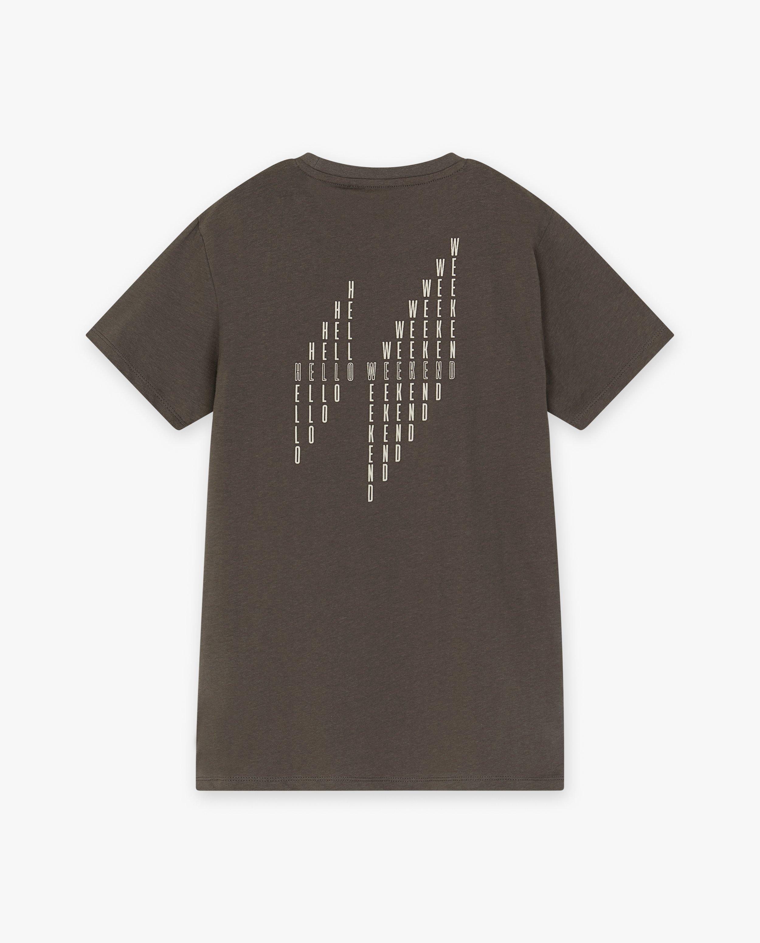 T-shirts - T-shirt met opschrift
