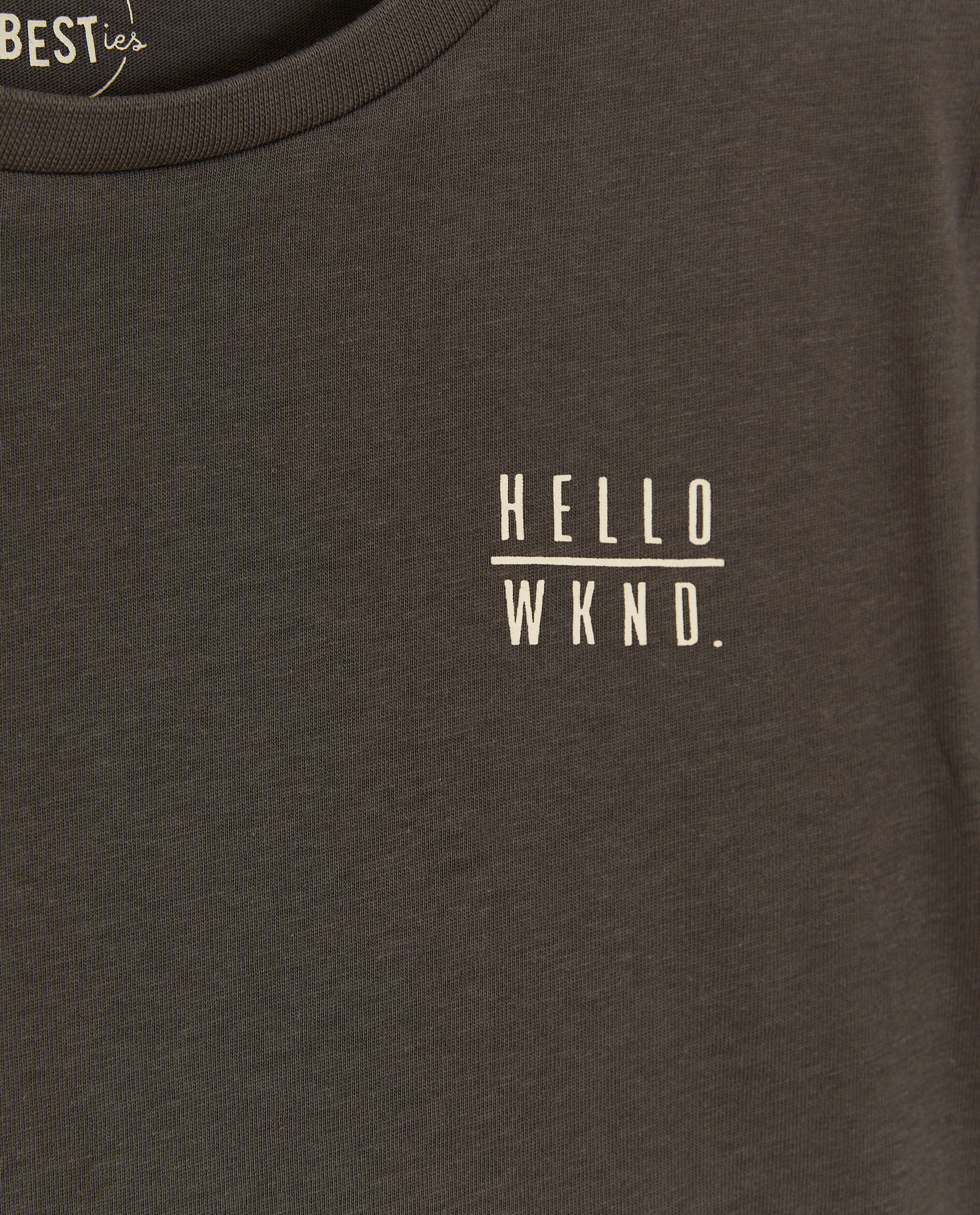 T-shirts - T-shirt met opschrift