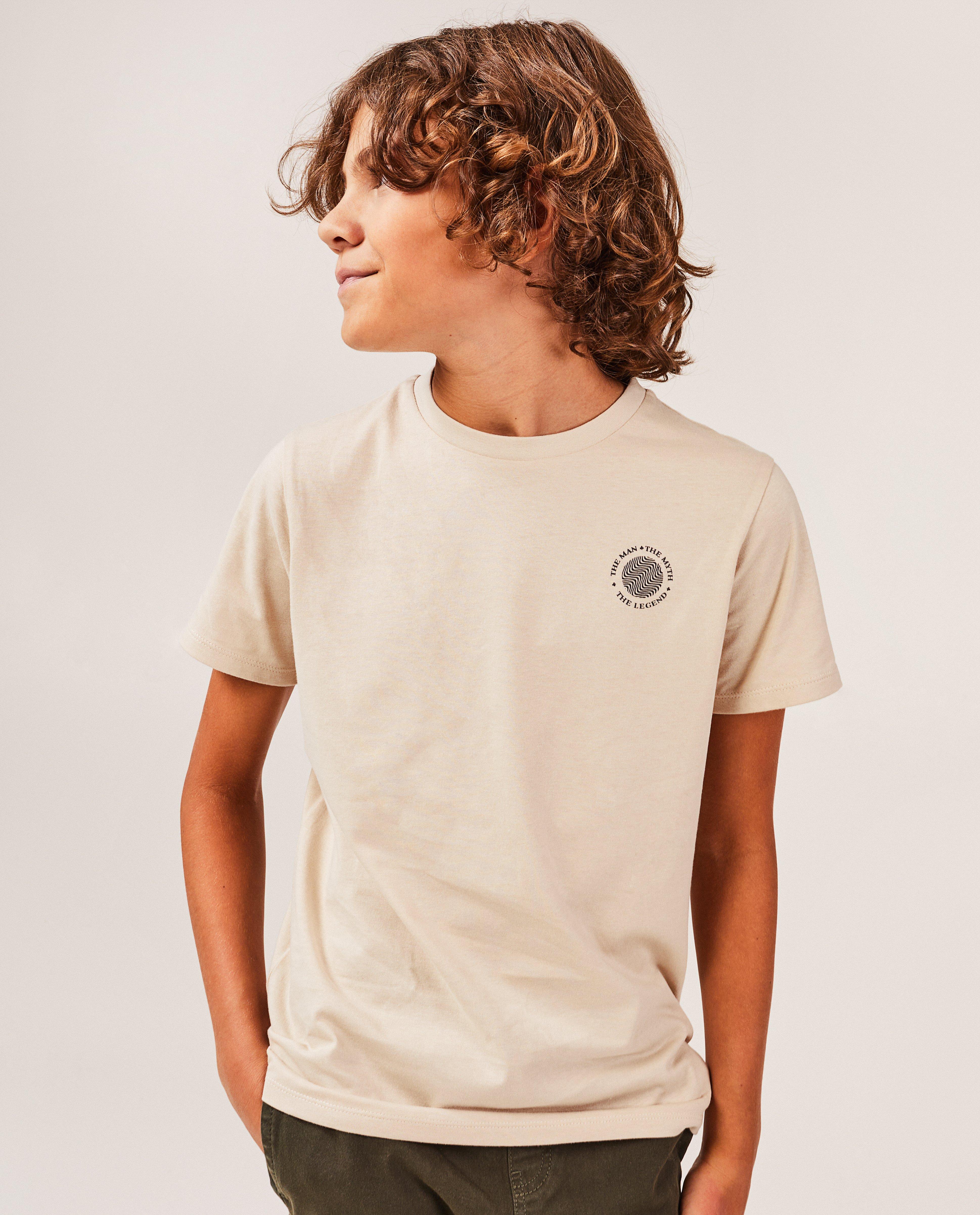 T-shirts - T-shirt met opschrift