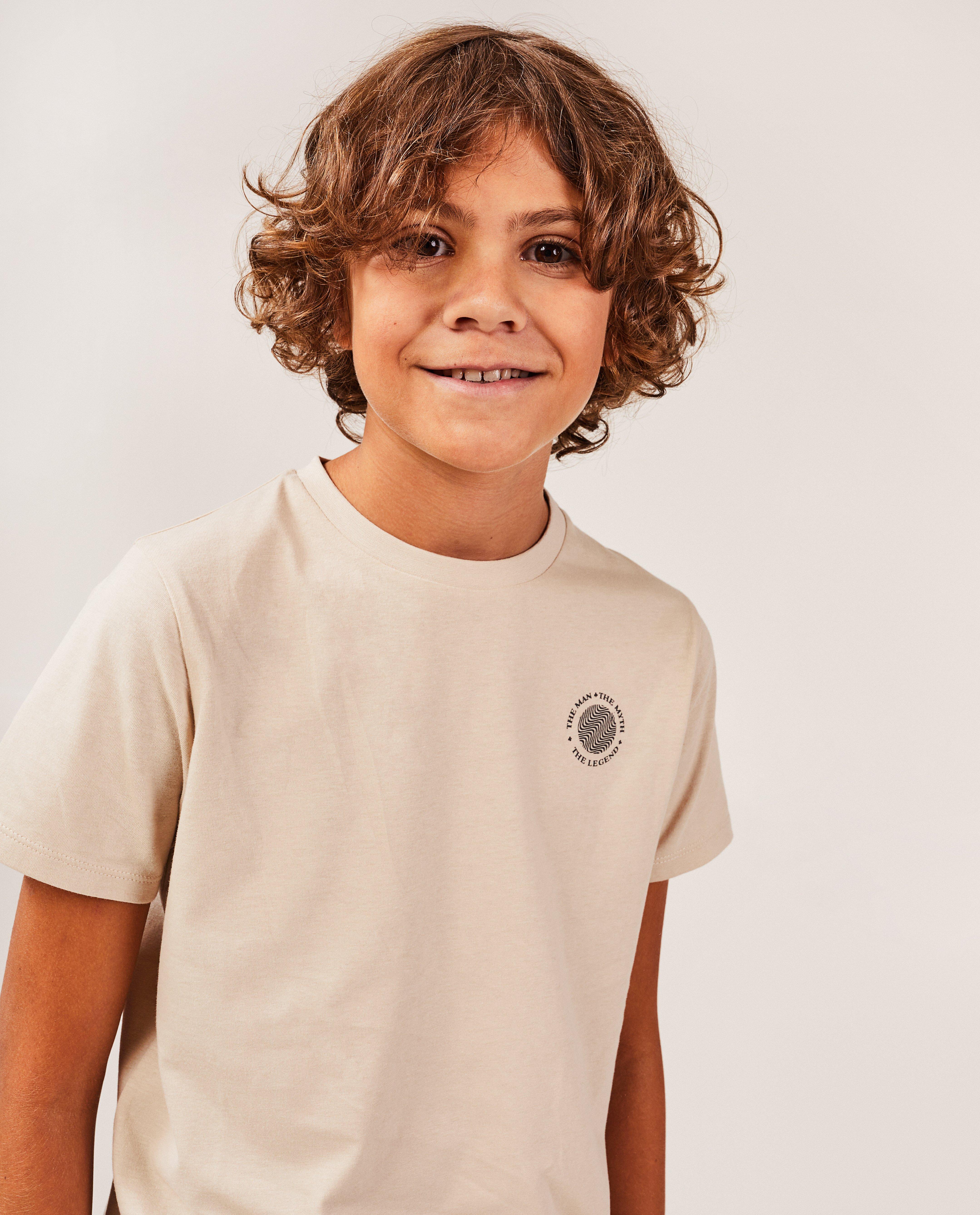 T-shirts - T-shirt met opschrift