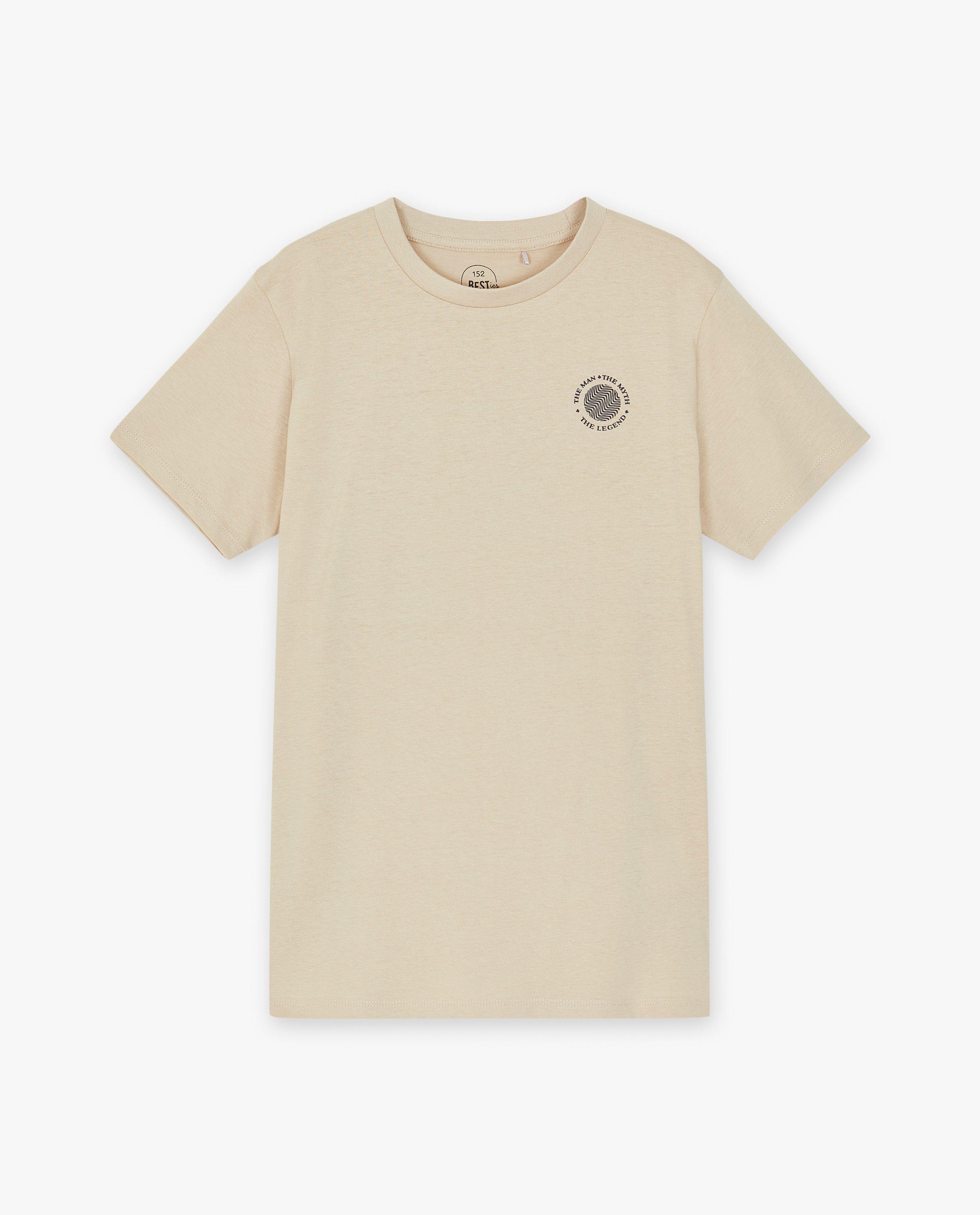 T-shirts - T-shirt met opschrift