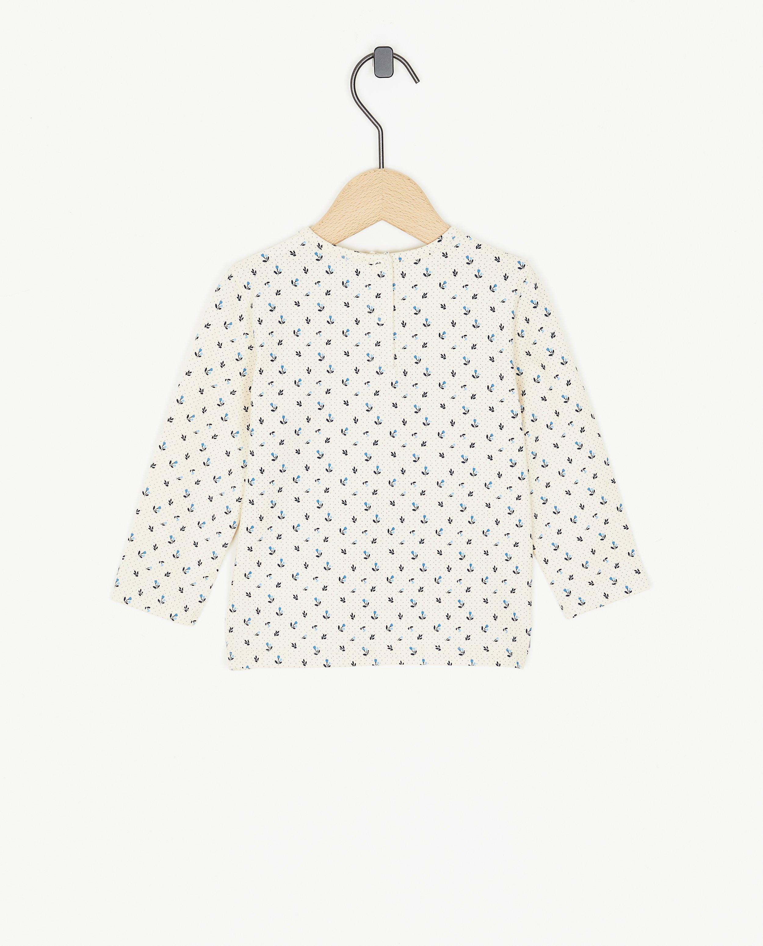 T-shirts - Longsleeve met bloemenprint